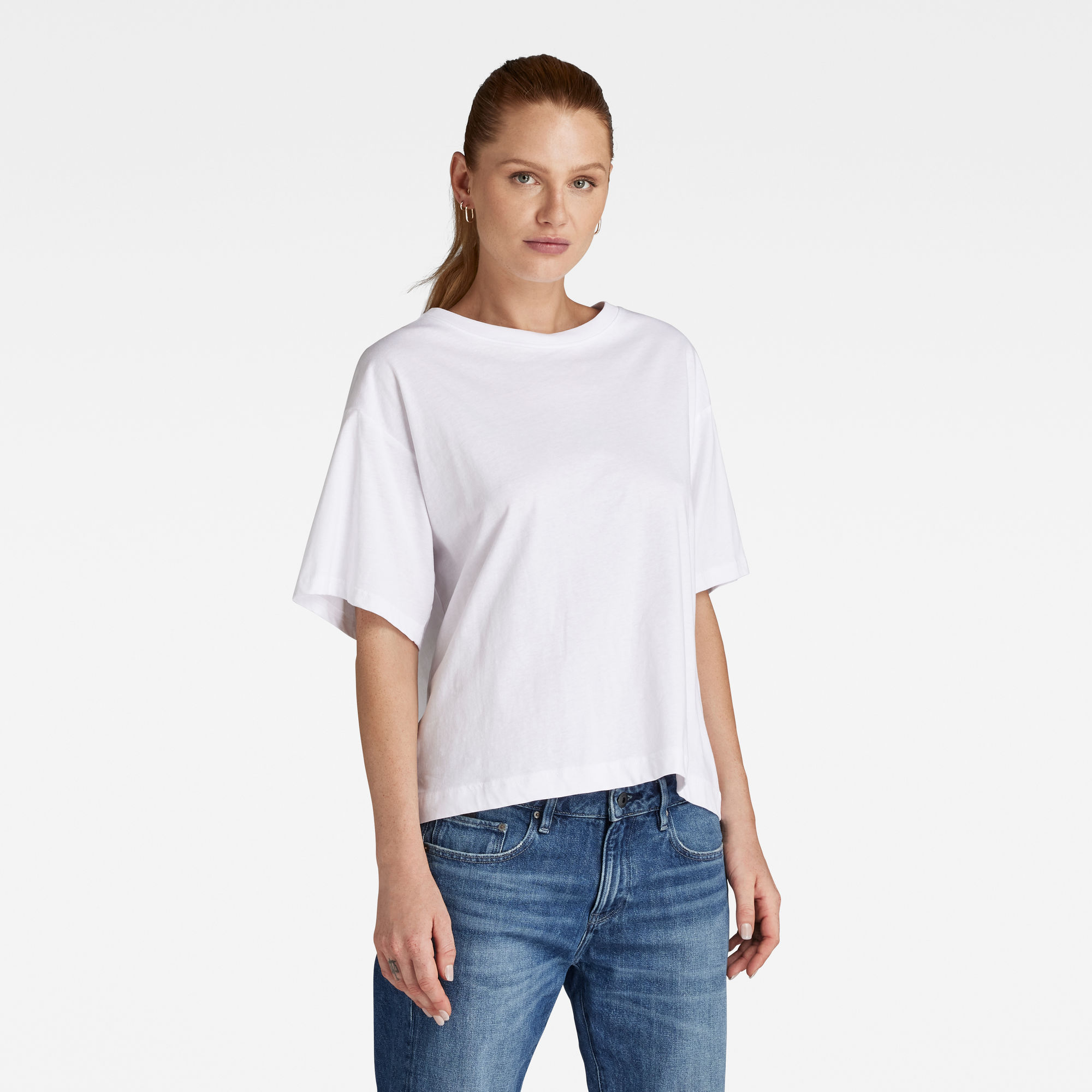 G-Star RAW Loose Fit Top Wit Dames