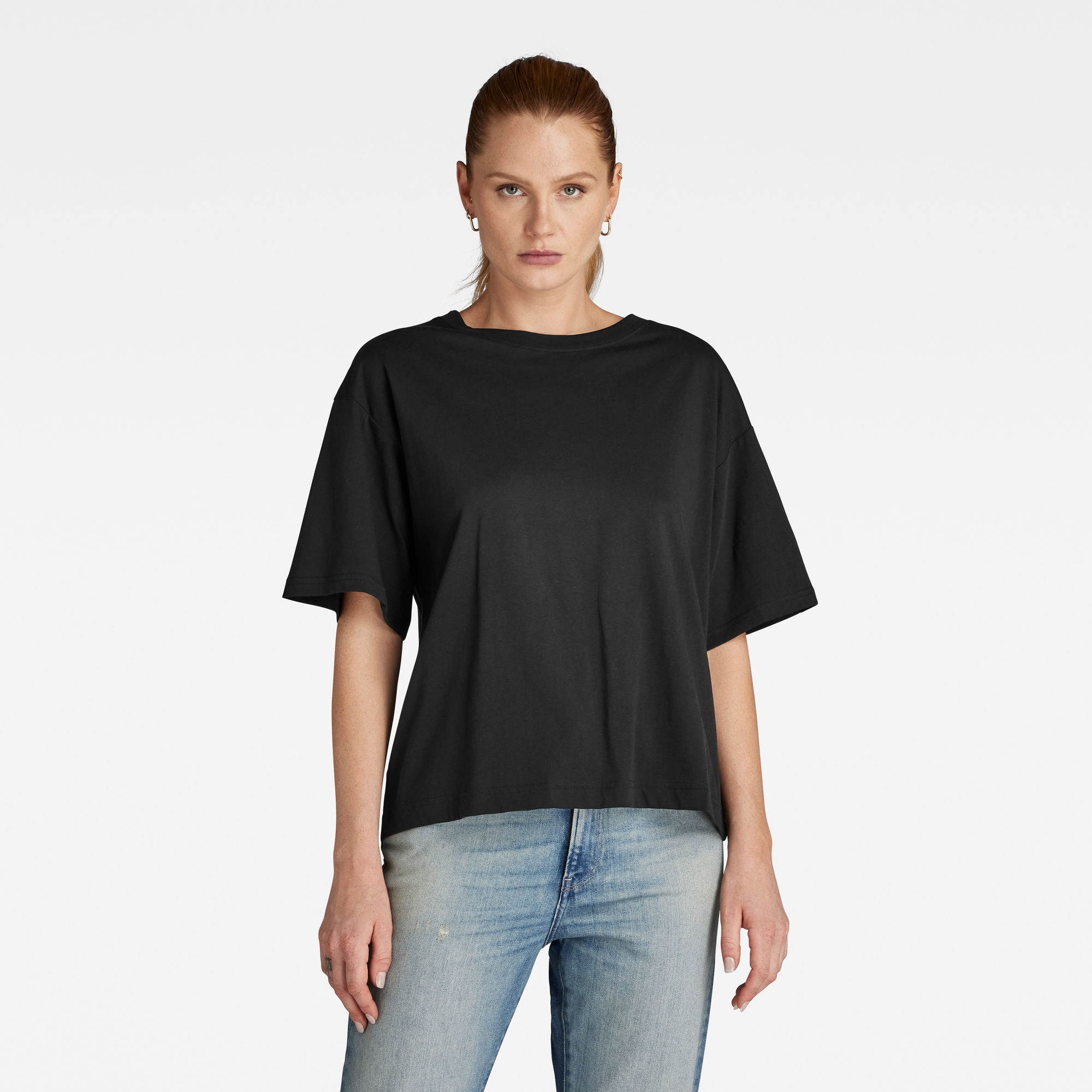 G-Star RAW Loose Fit Top Zwart Dames