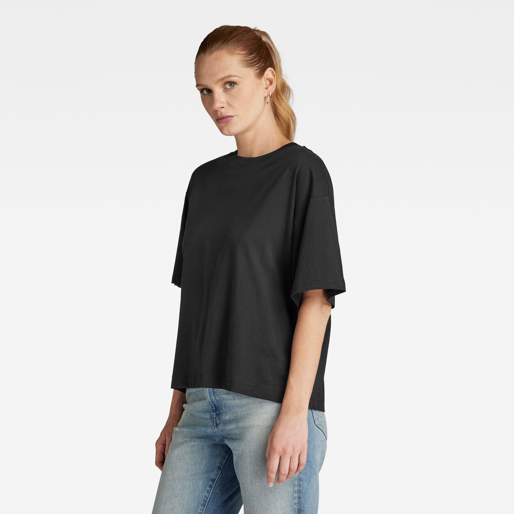 G-Star RAW Loose Fit Top Zwart Dames