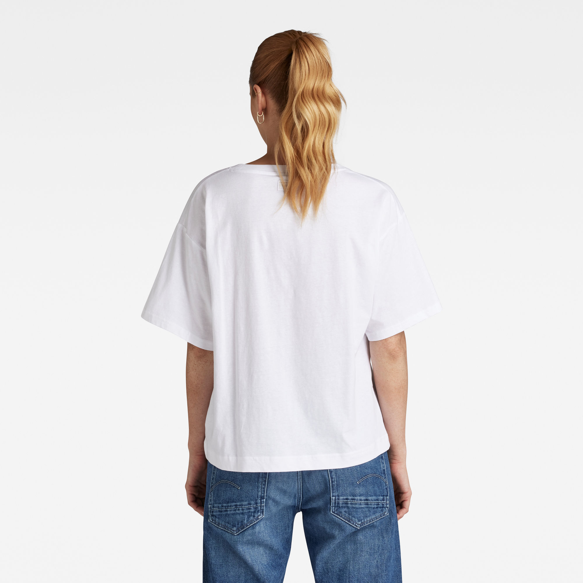 G-Star RAW Loose Fit Top Wit Dames