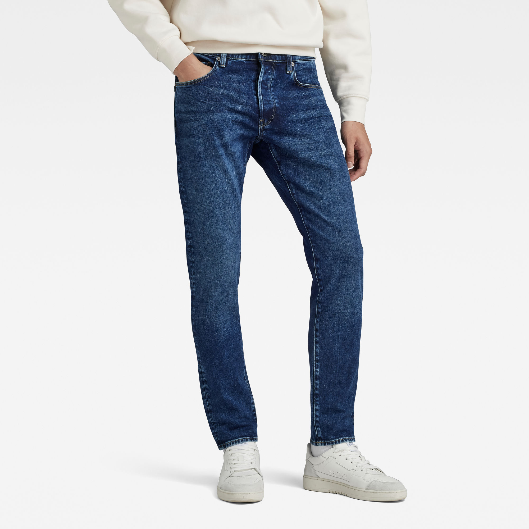 

3301 Slim Jeans - Mittelblau - Herren