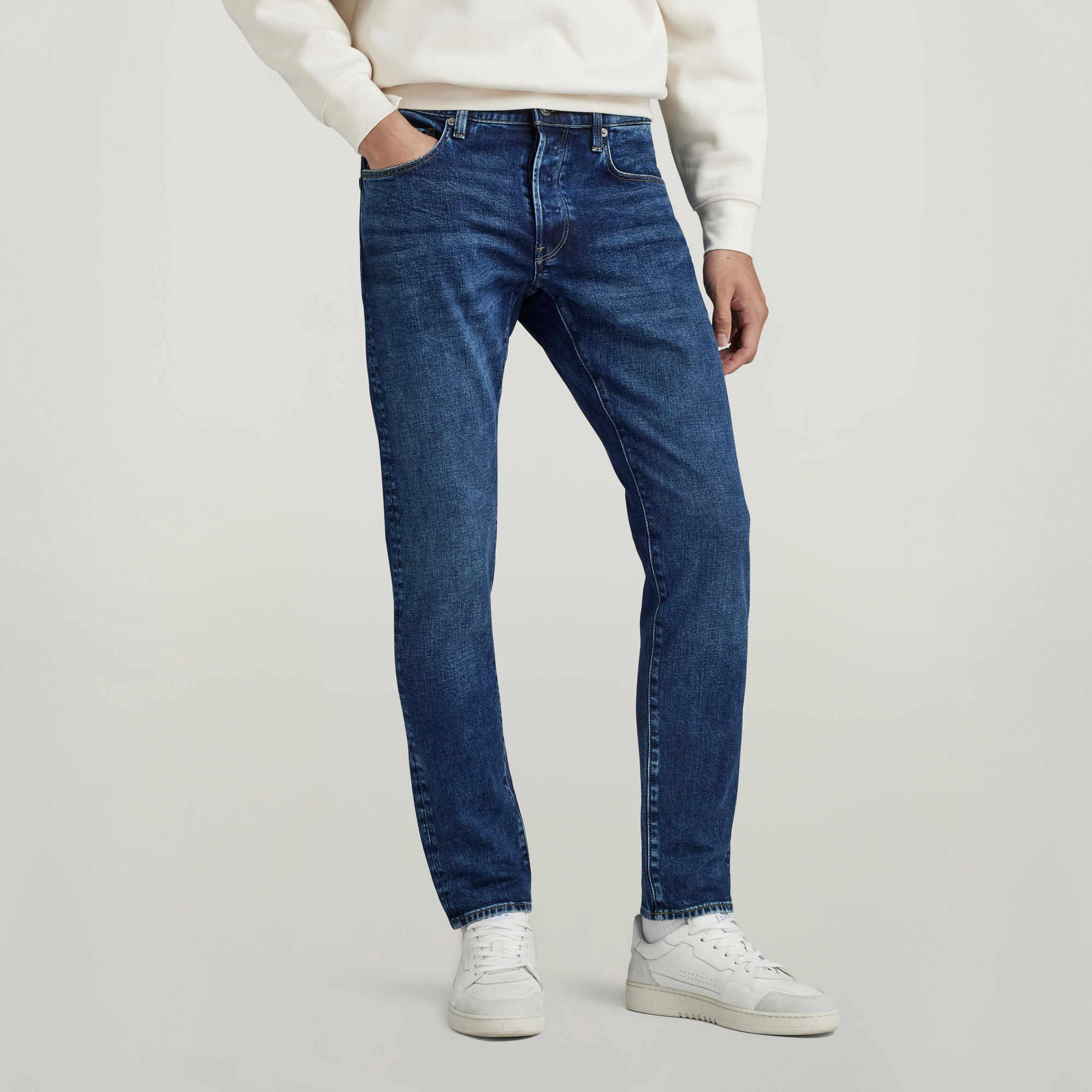 

3301 Slim Jeans - Mittelblau - Herren