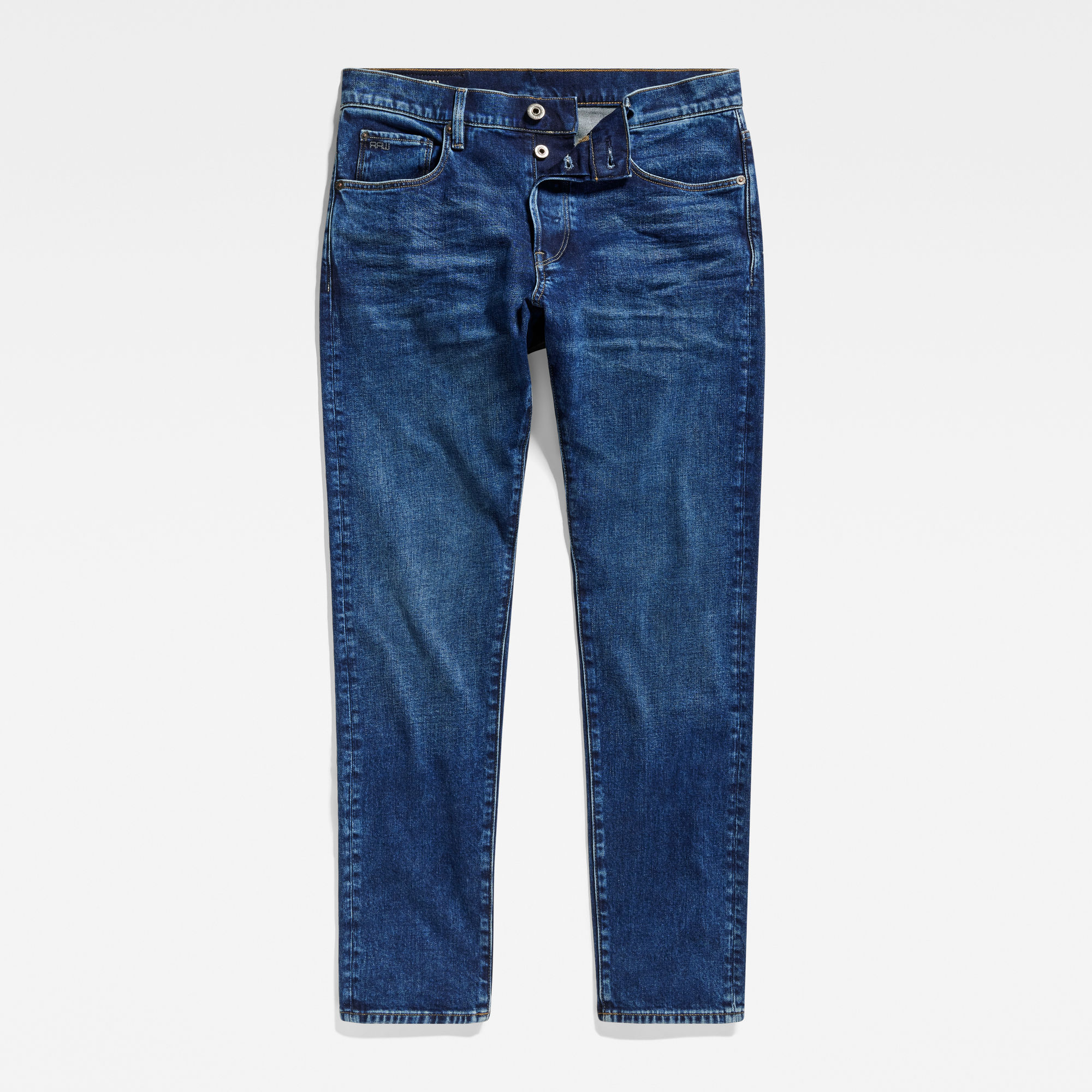 G-Star RAW 3301 Slim Jeans Midden blauw Heren