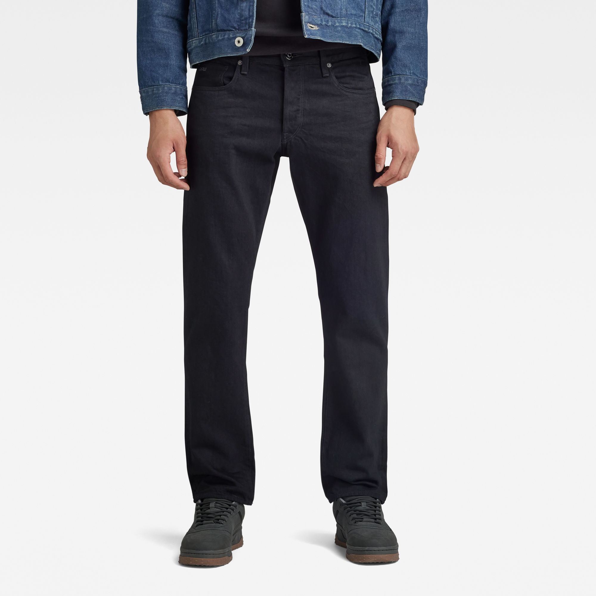 

Premium 3301 Straight Jeans - Zwart - Heren