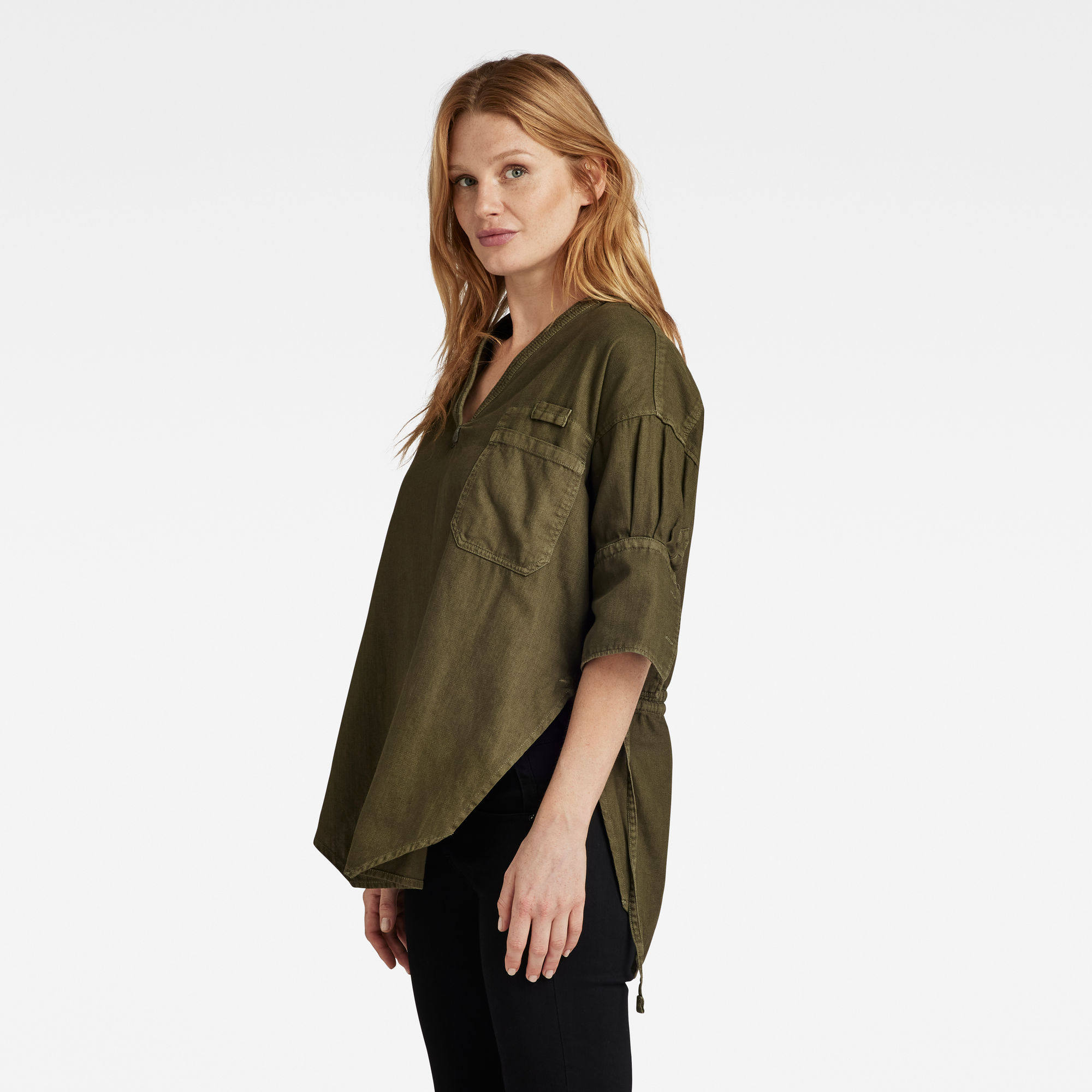 G-Star RAW Woven Tunic Groen Dames
