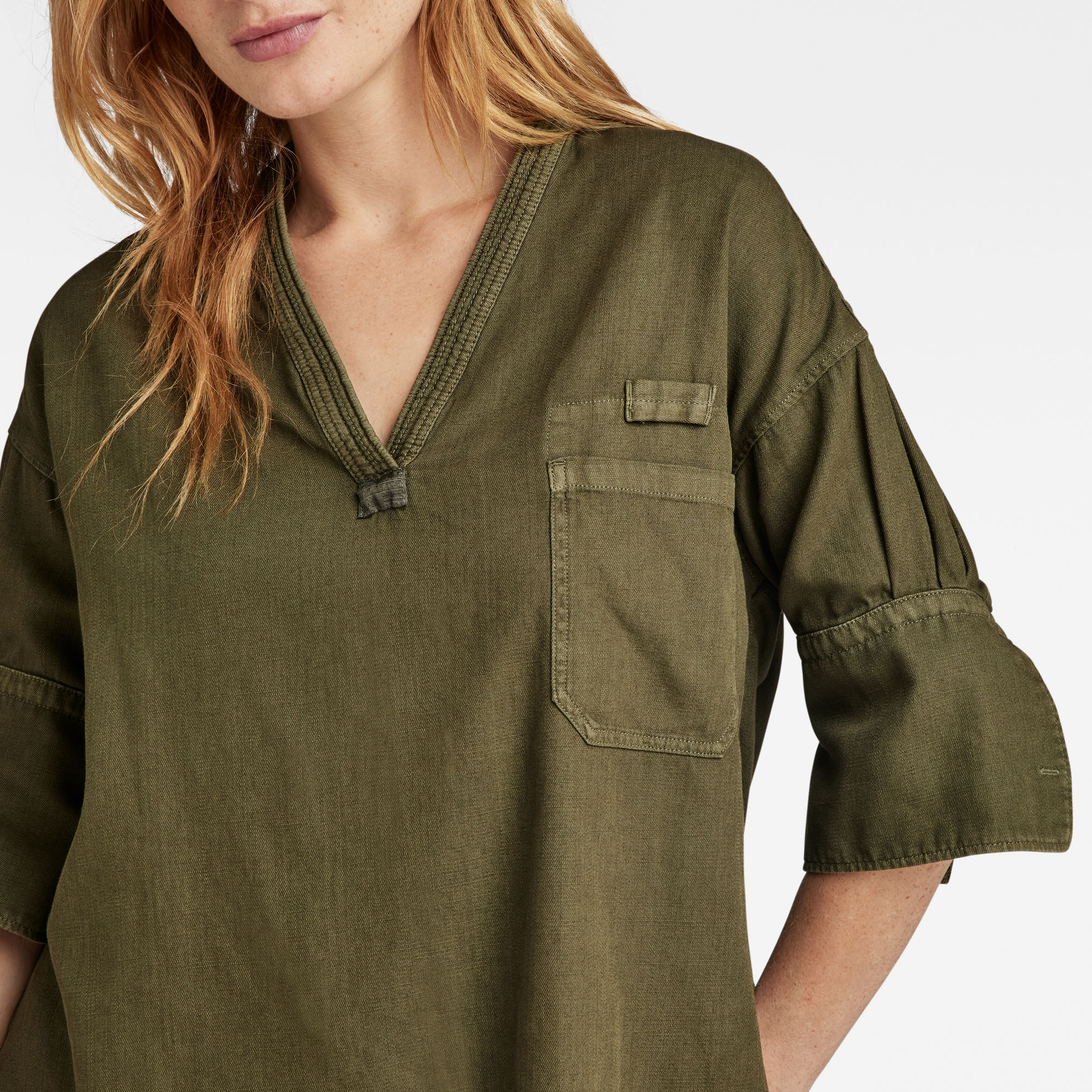 G-Star RAW Woven Tunic Groen Dames