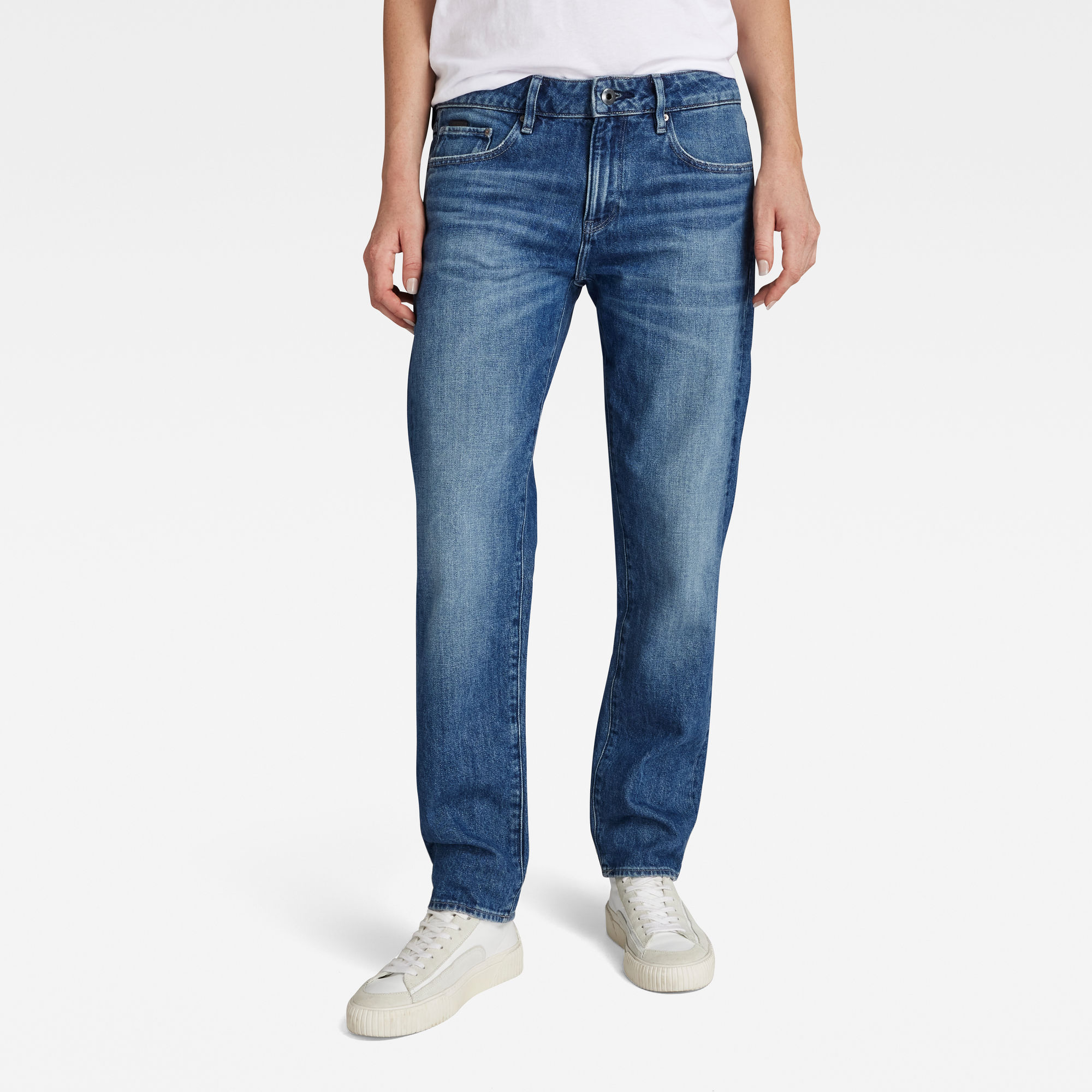 

Kate Boyfriend Jeans - Midden blauw - Dames