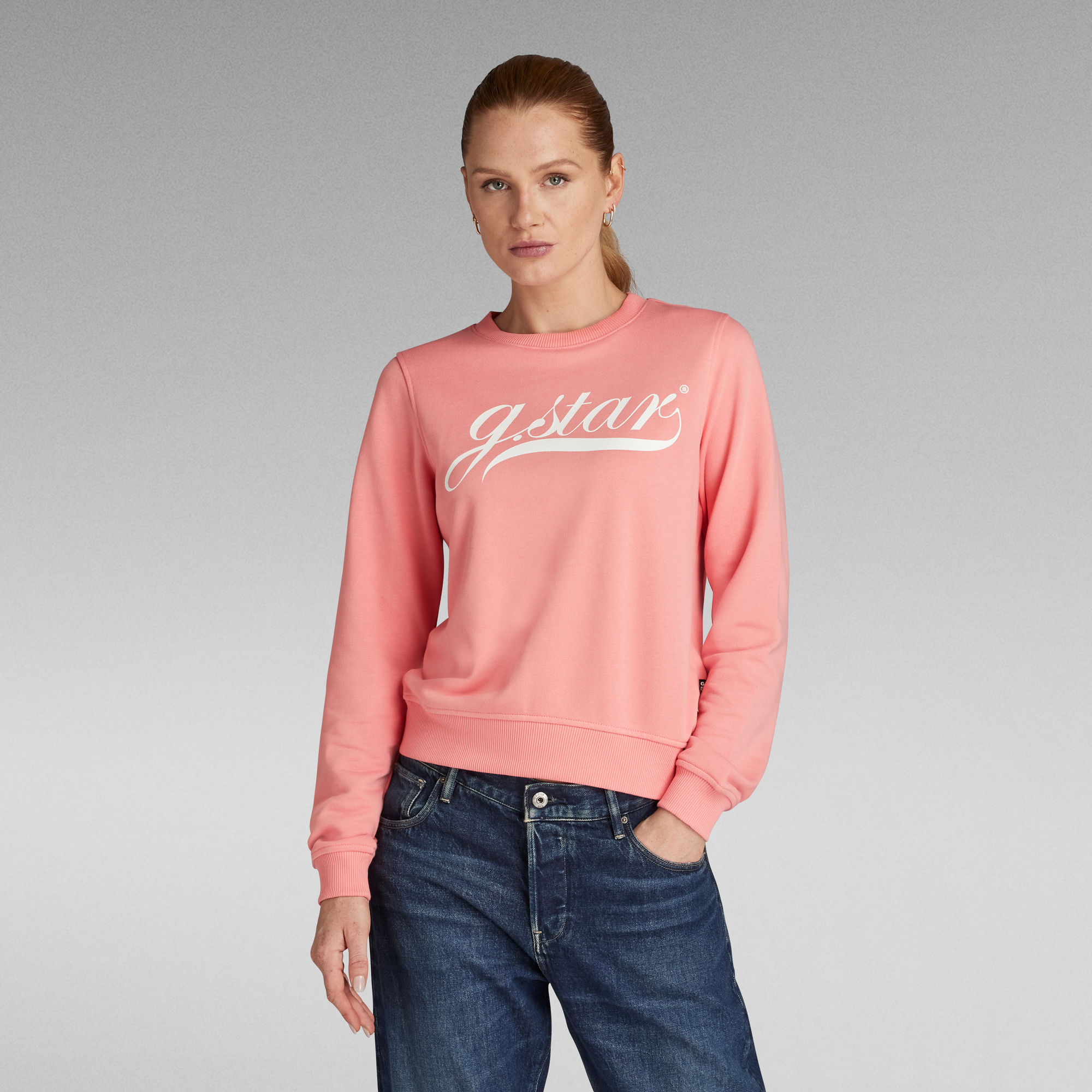 Graphic 1 Sweatshirt - Pink - Damen