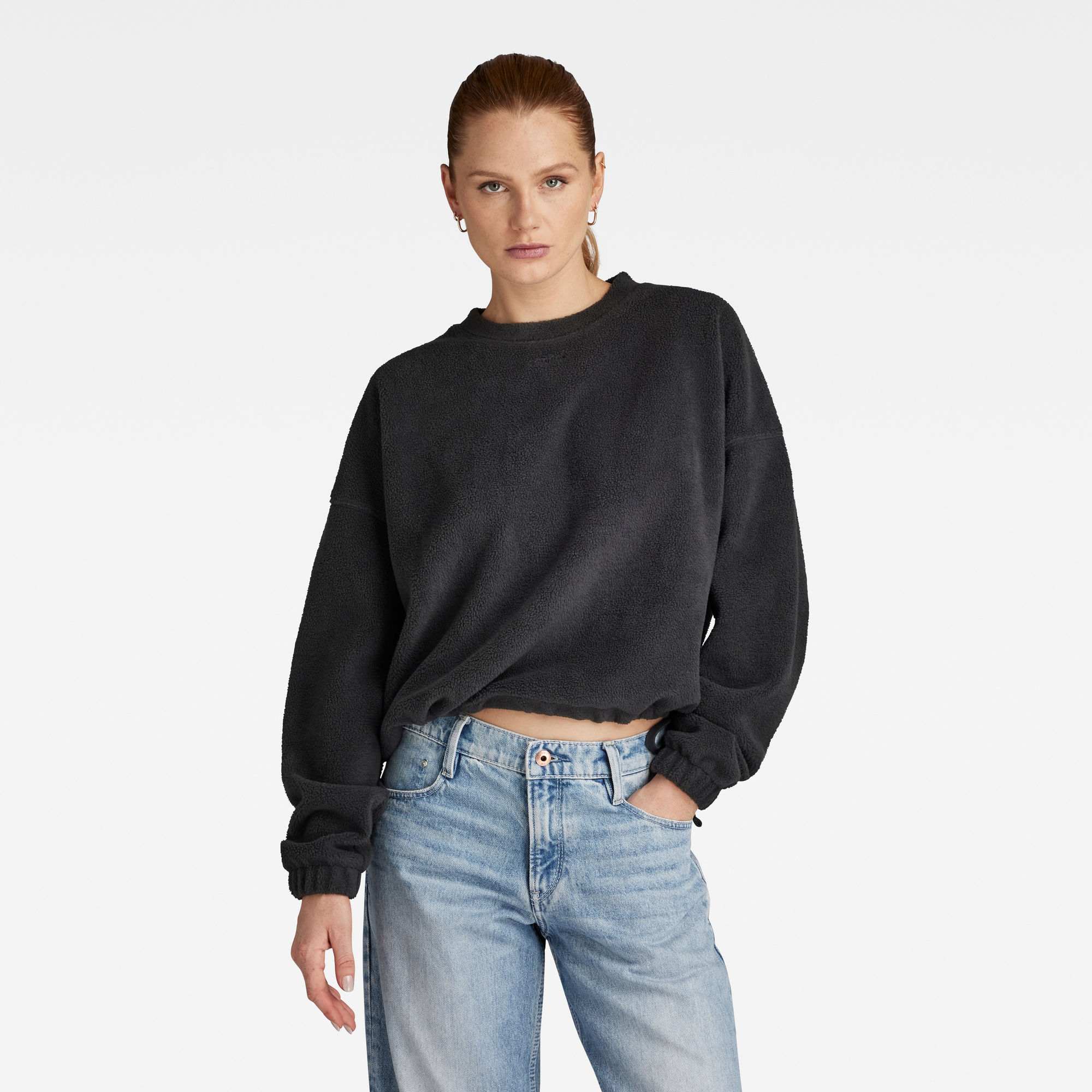 

Fleece XXL Sweater - Grijs - Dames