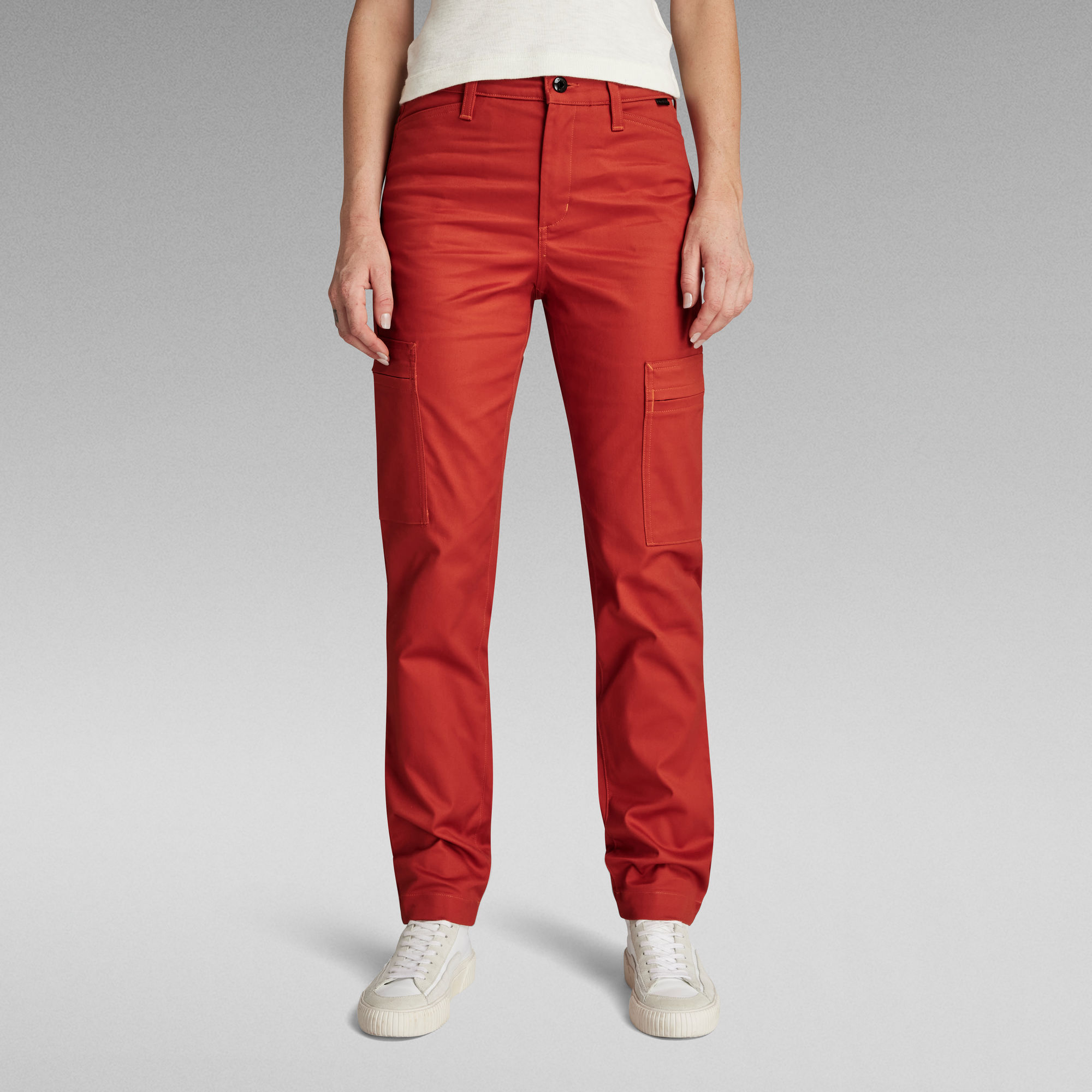 G-Star RAW Slim Cargo Broek - Oranje - Dames