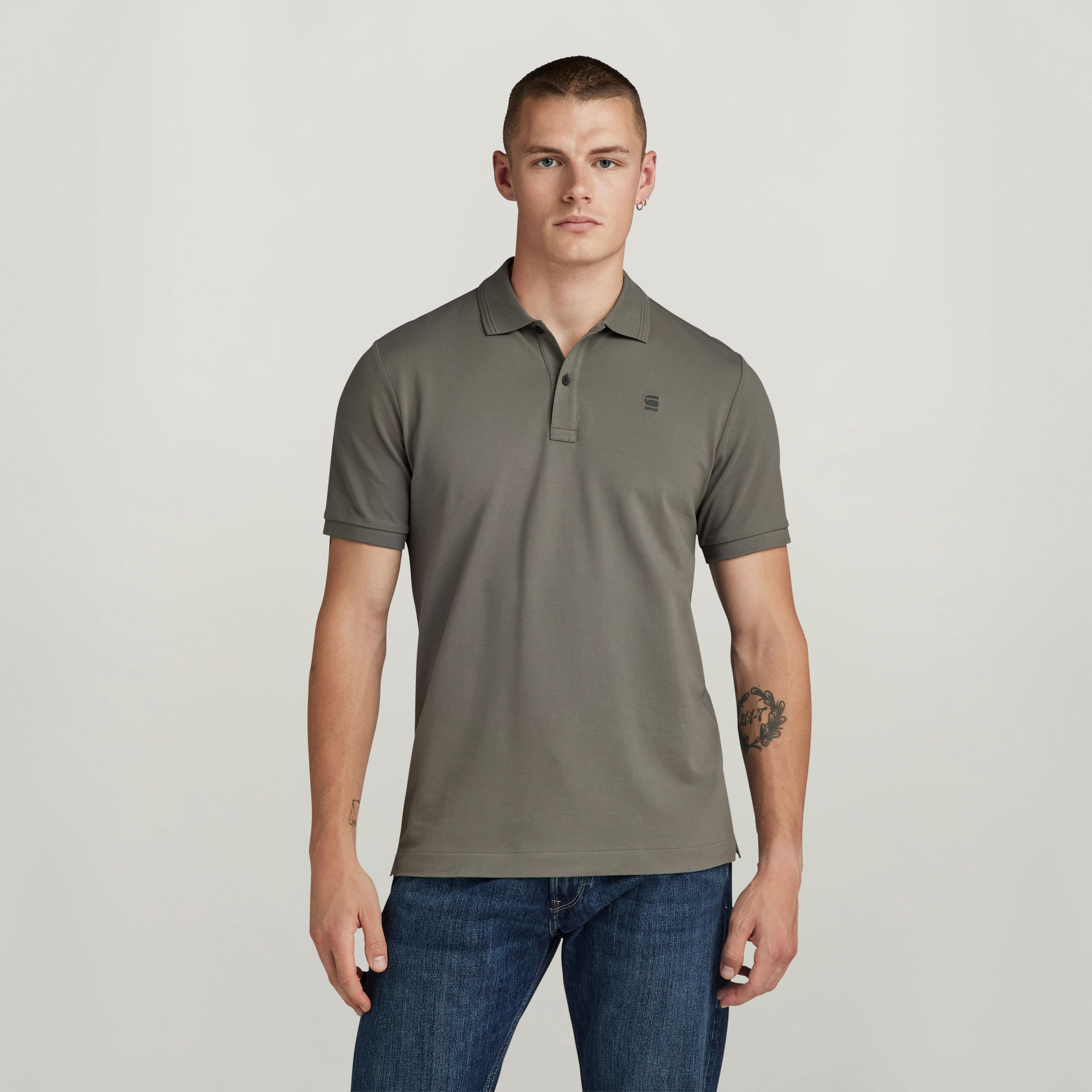

Dunda Slim Polo - Grey - Men