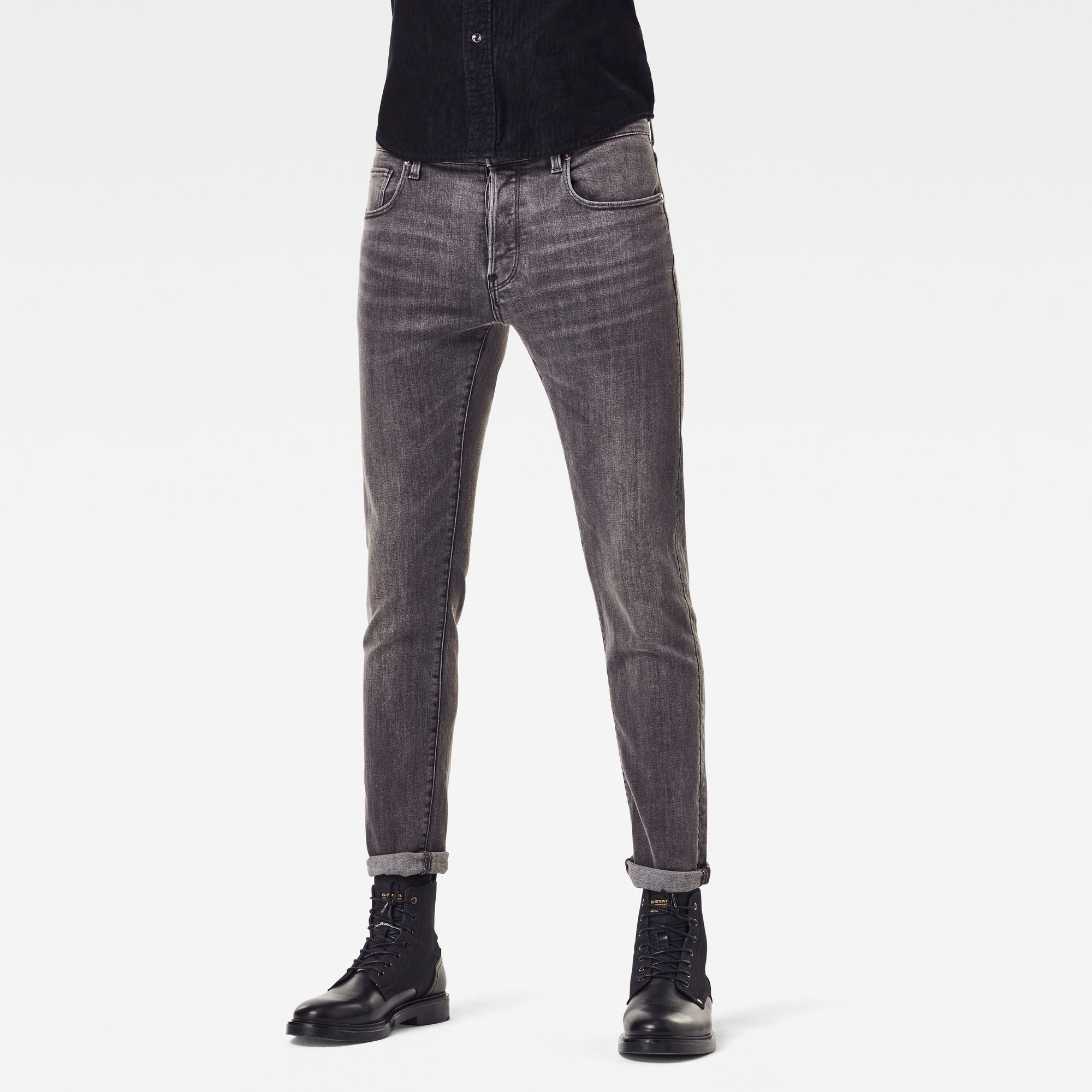

3301 Slim Jeans - Zwart - Heren