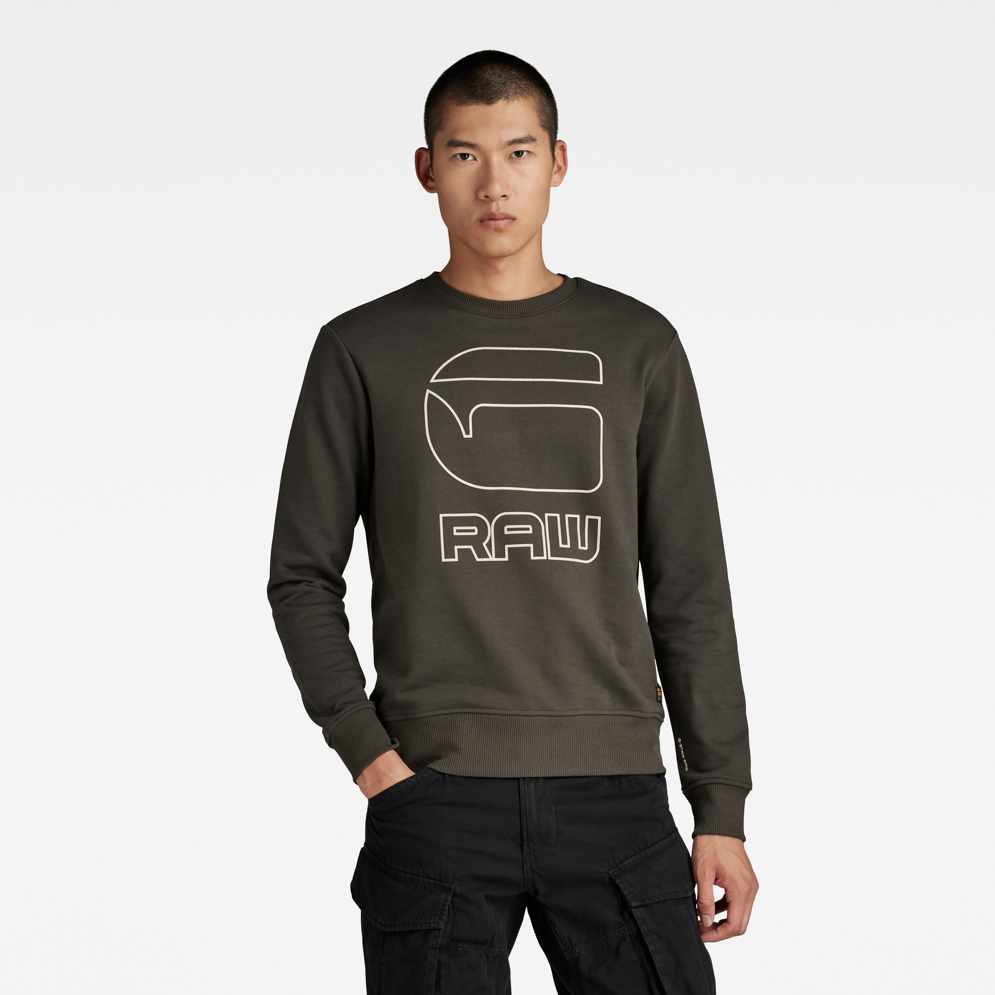 

Graphic GRAW Sweater - Grijs - Heren