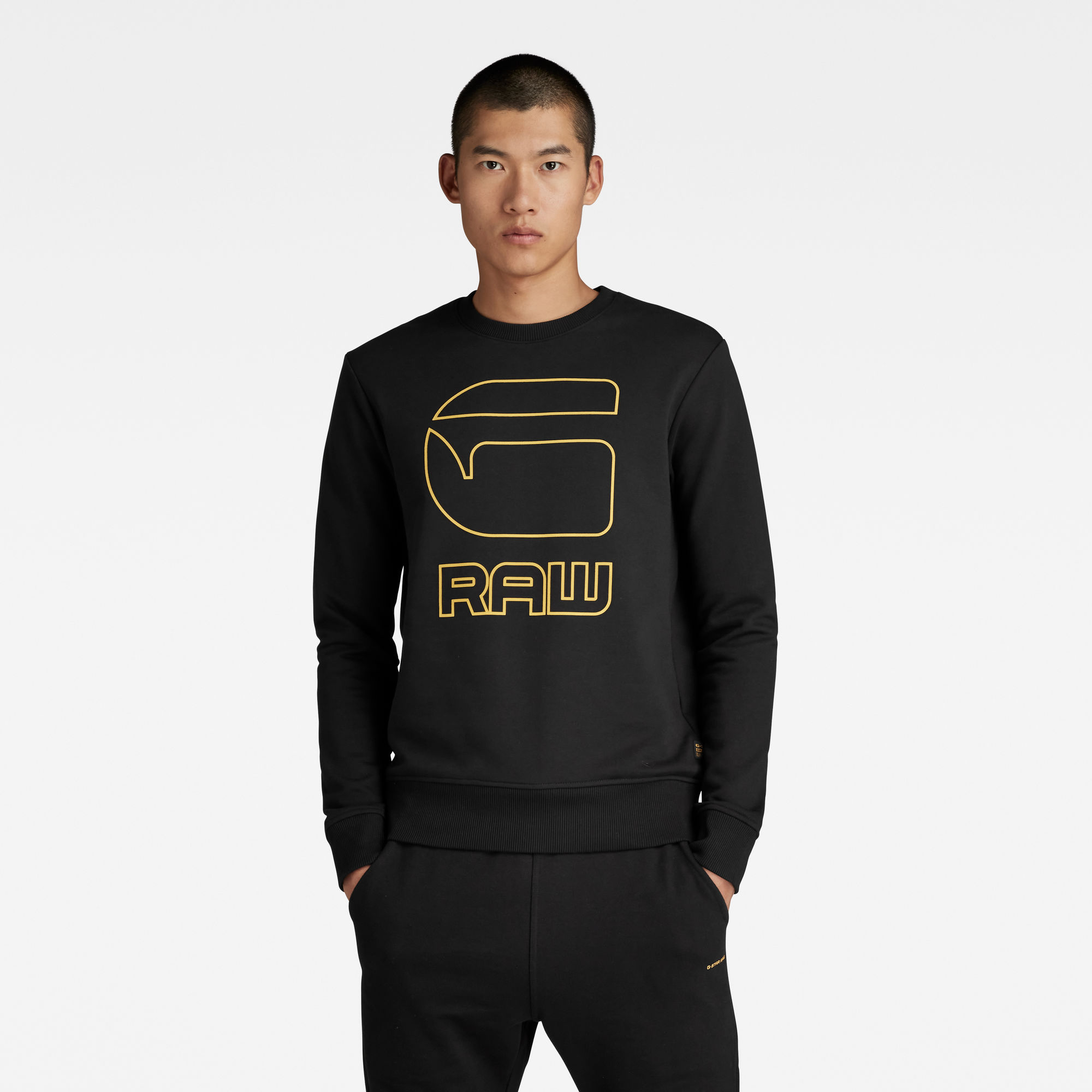 

Graphic GRAW Sweater - Zwart - Heren