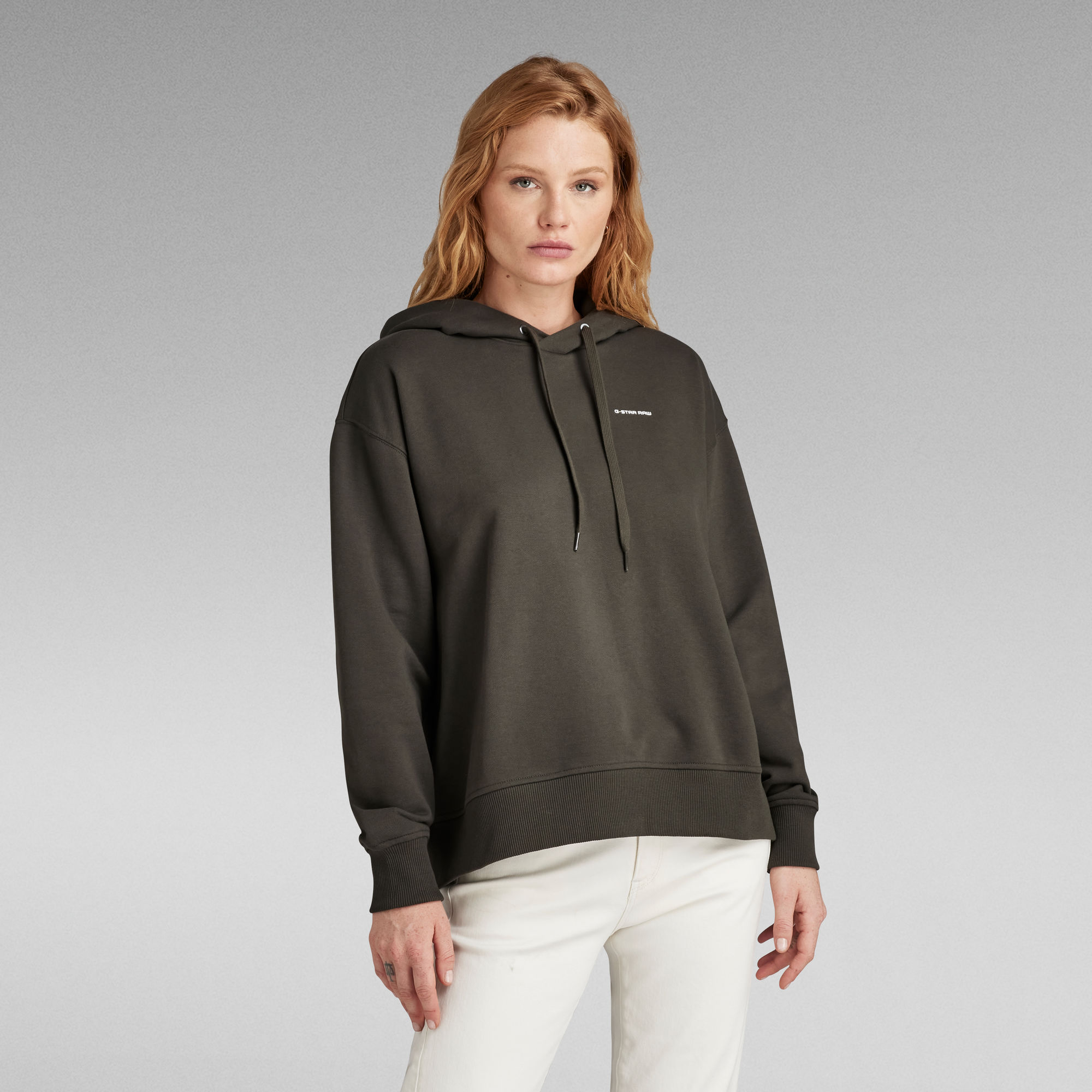 Graphic Core Hooded Sweatshirt - Grau - Damen