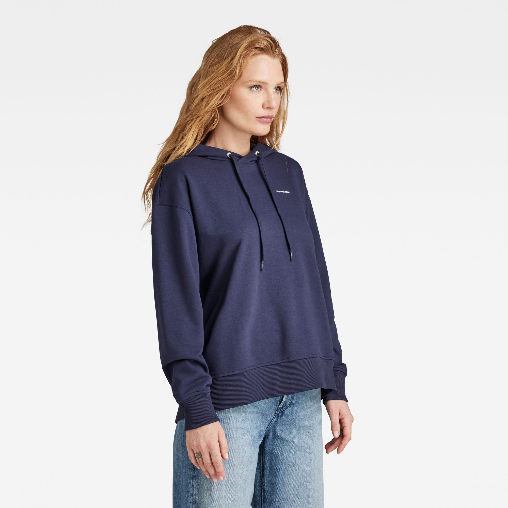 G-Star RAW Graphic Core Hoodie Donkerblauw Dames