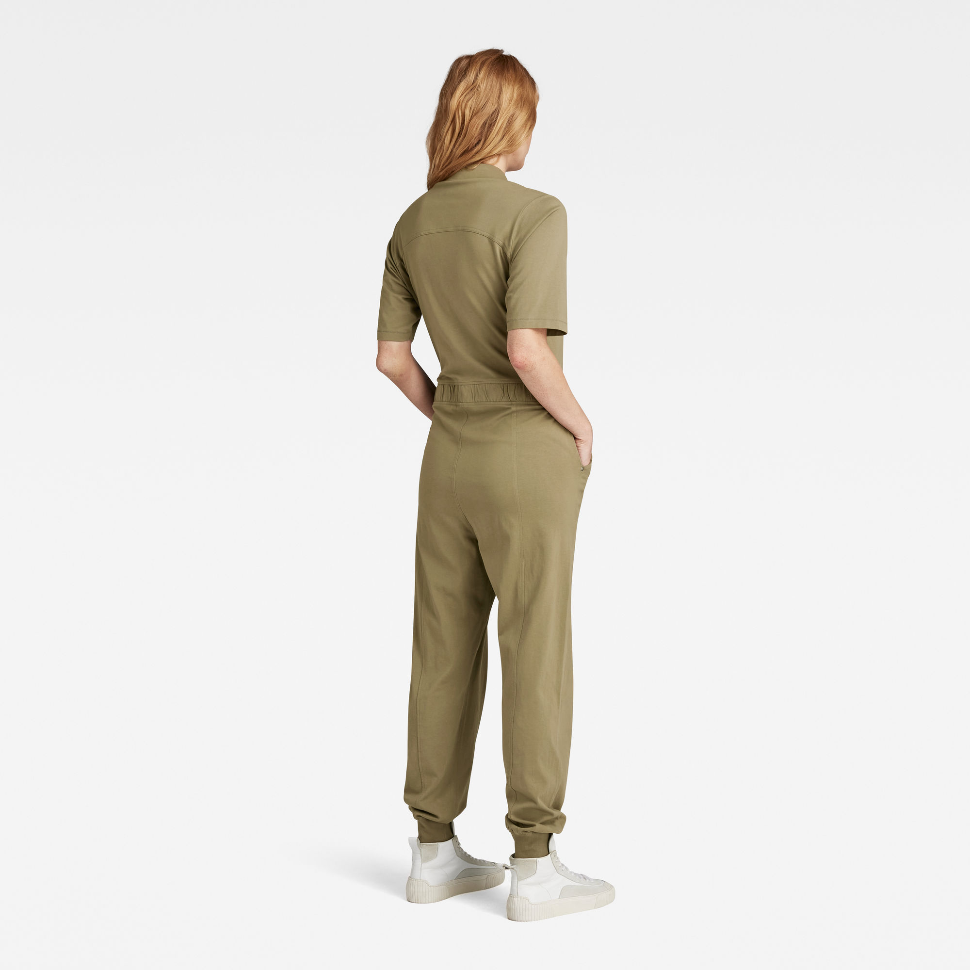 G-Star RAW Track Jumpsuit Groen Dames