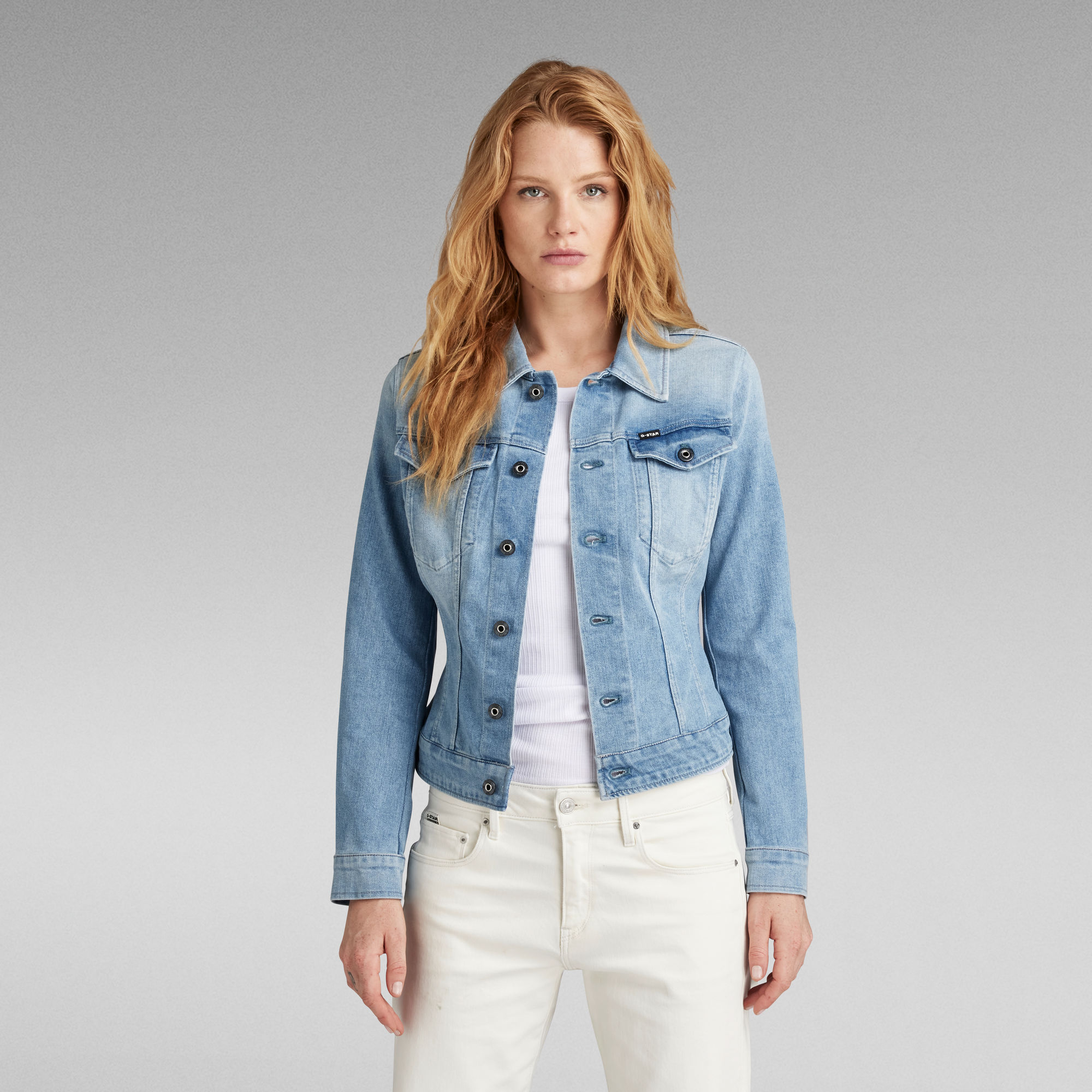 

3301 Slim Jacket - Light blue - Women