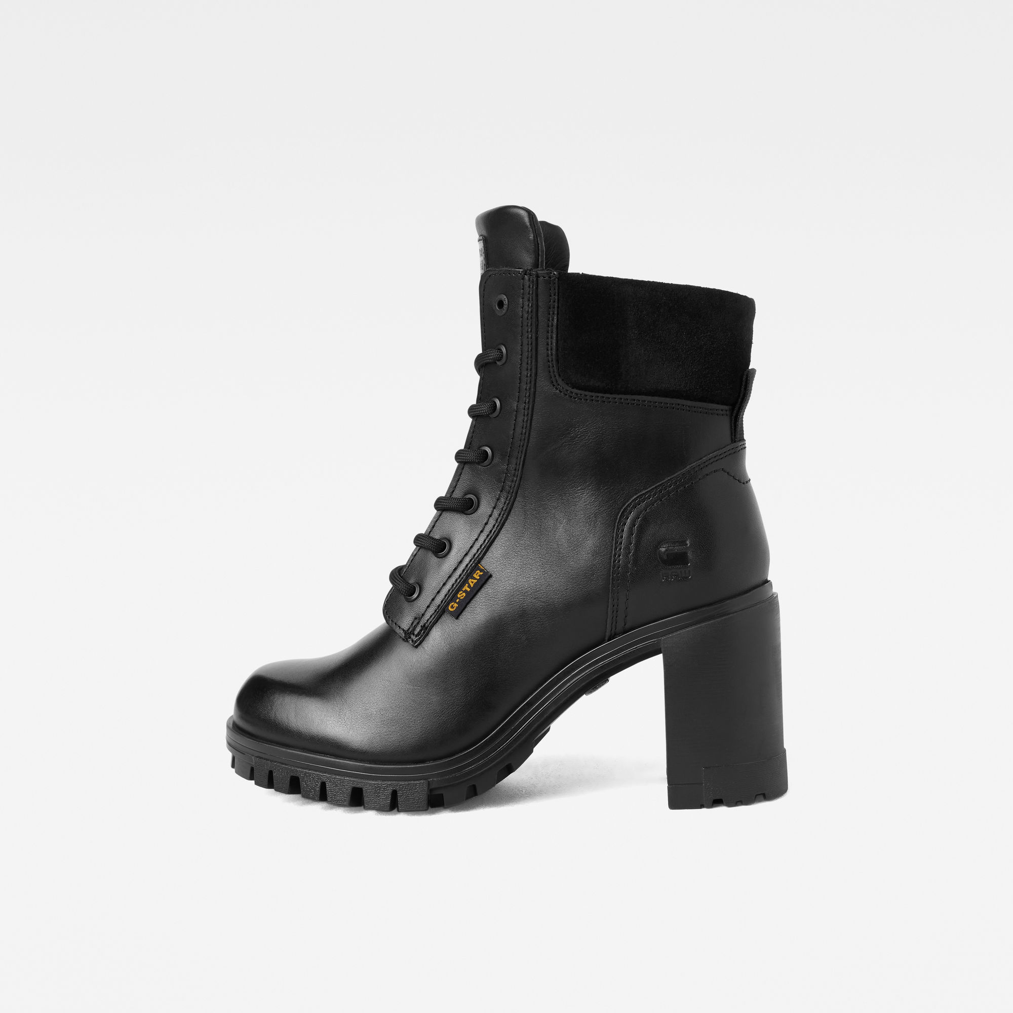 

Kerllie II Mid Lace Leather Stiefel - Schwarz - Damen