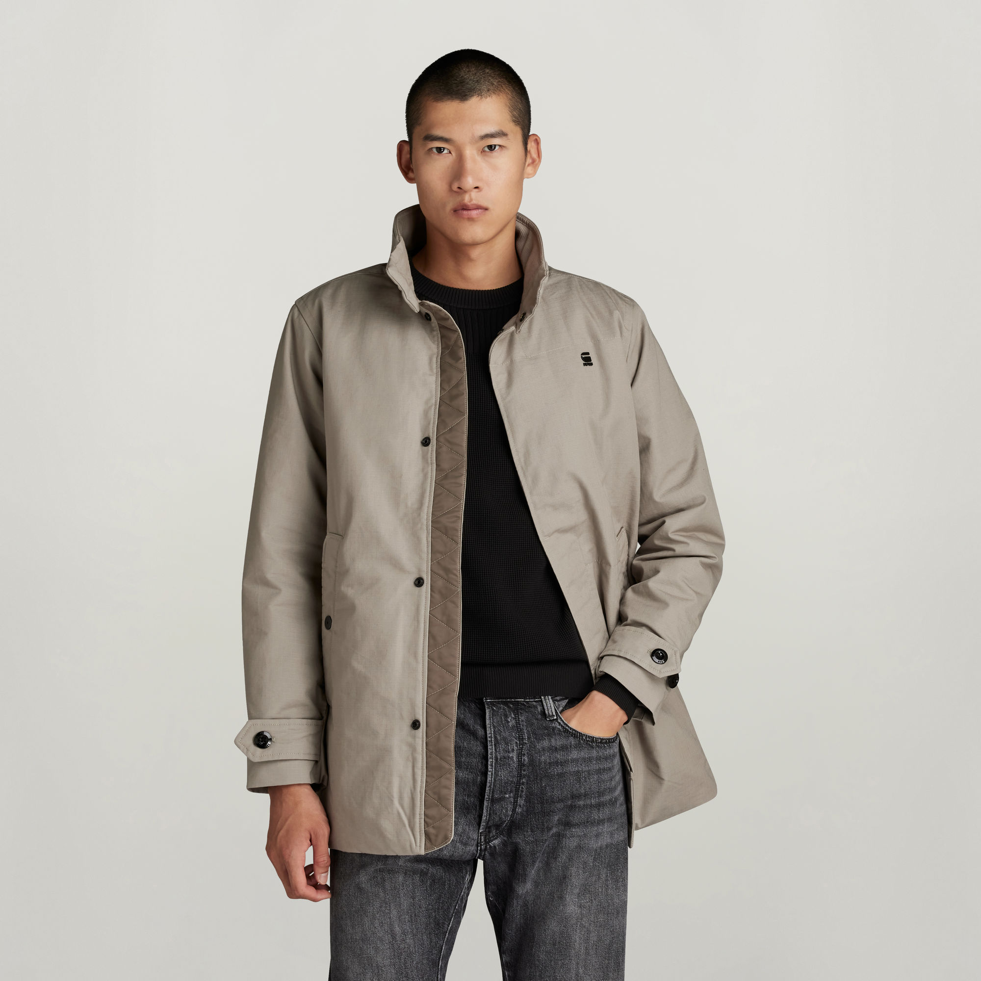 

Padded Trench - Grey - Men