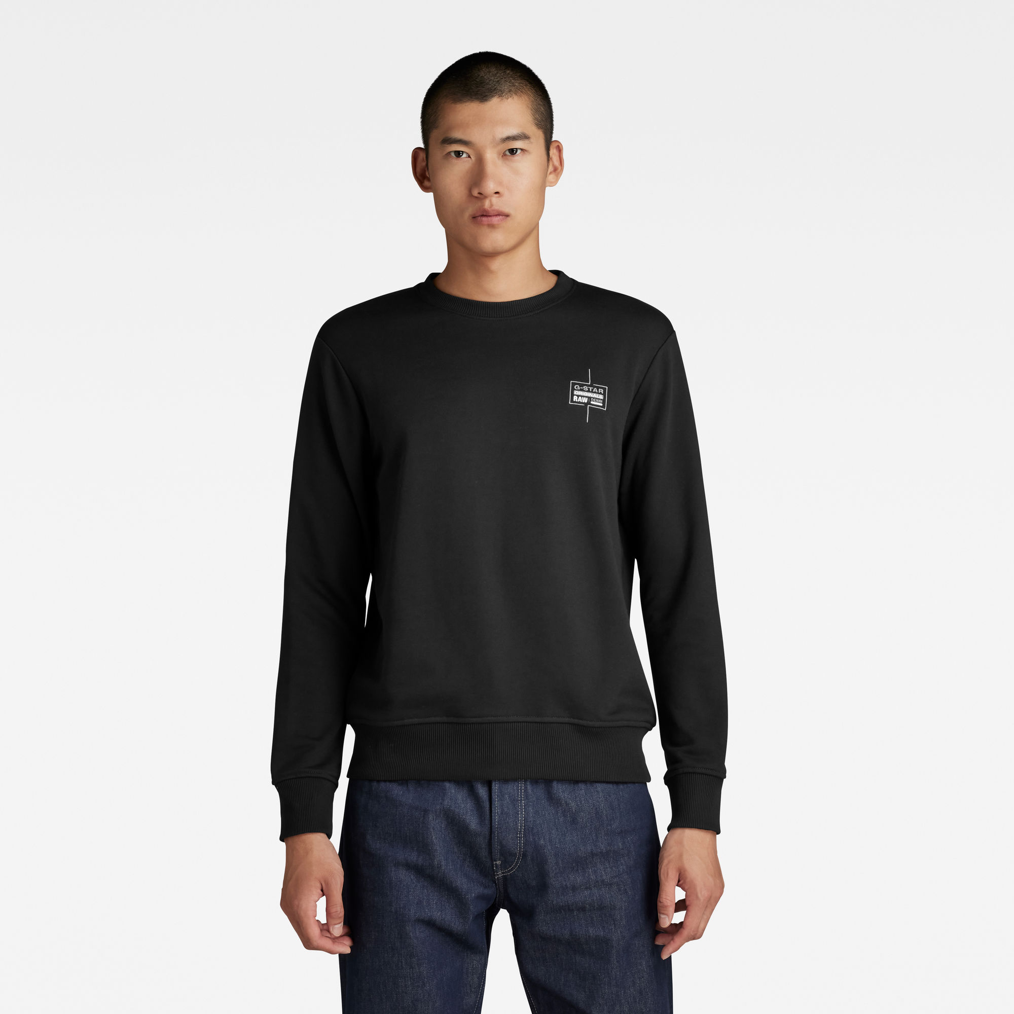 

Regular Sweatshirt - Schwarz - Herren