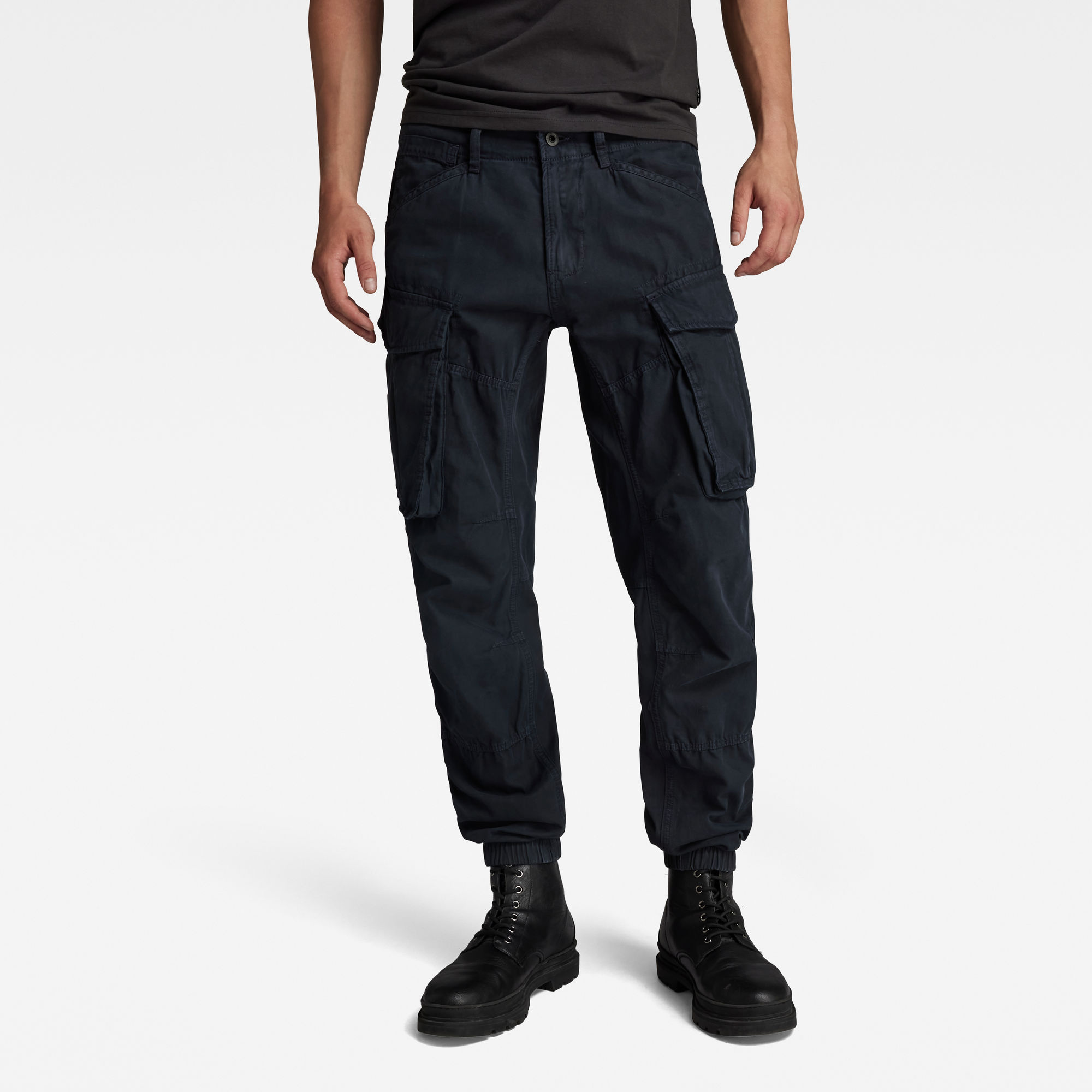 

Cargo Pants 3D Regular Tapered Cuffed - Dark blue - Men