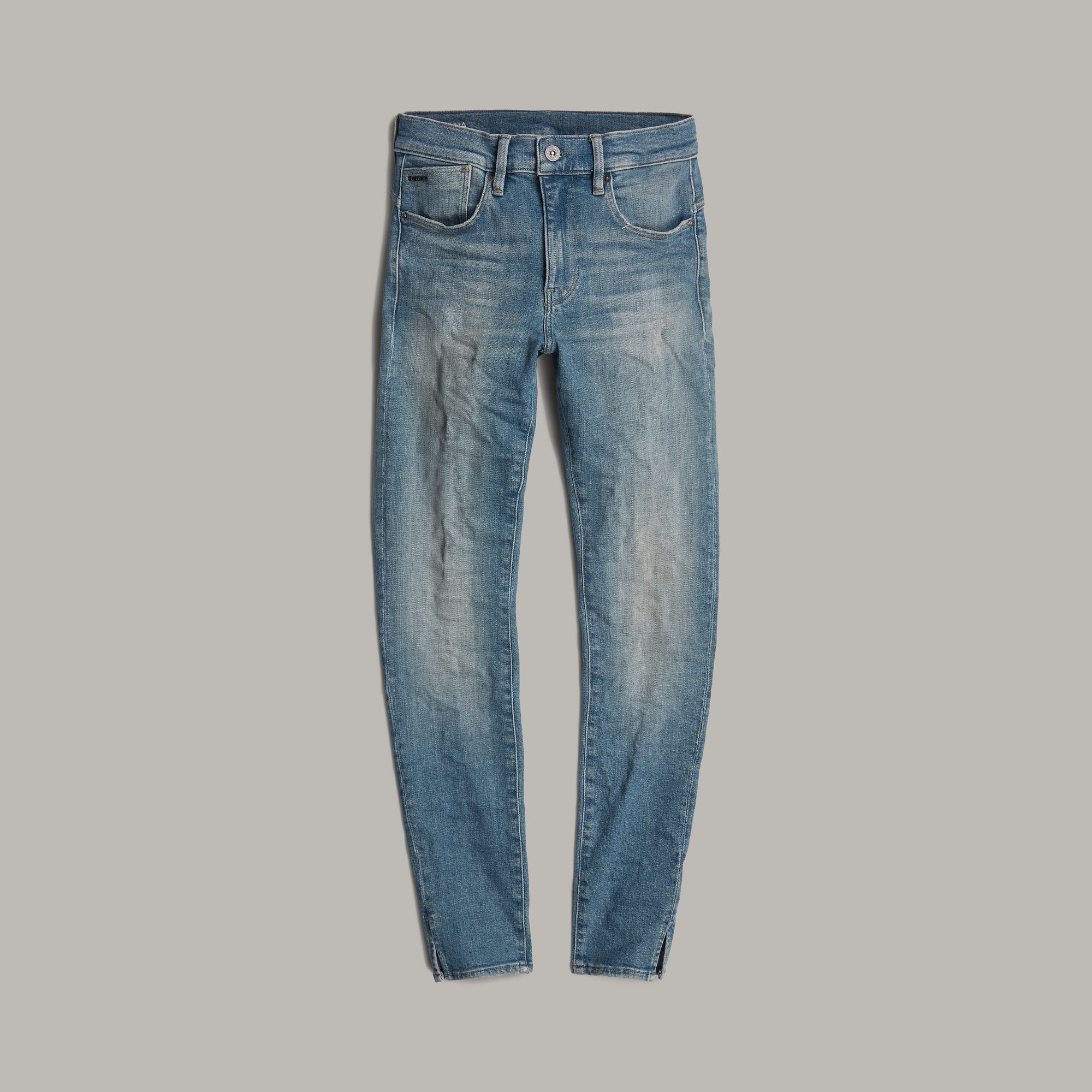 G-Star RAW Lhana Skinny Split Jeans Lichtblauw Dames