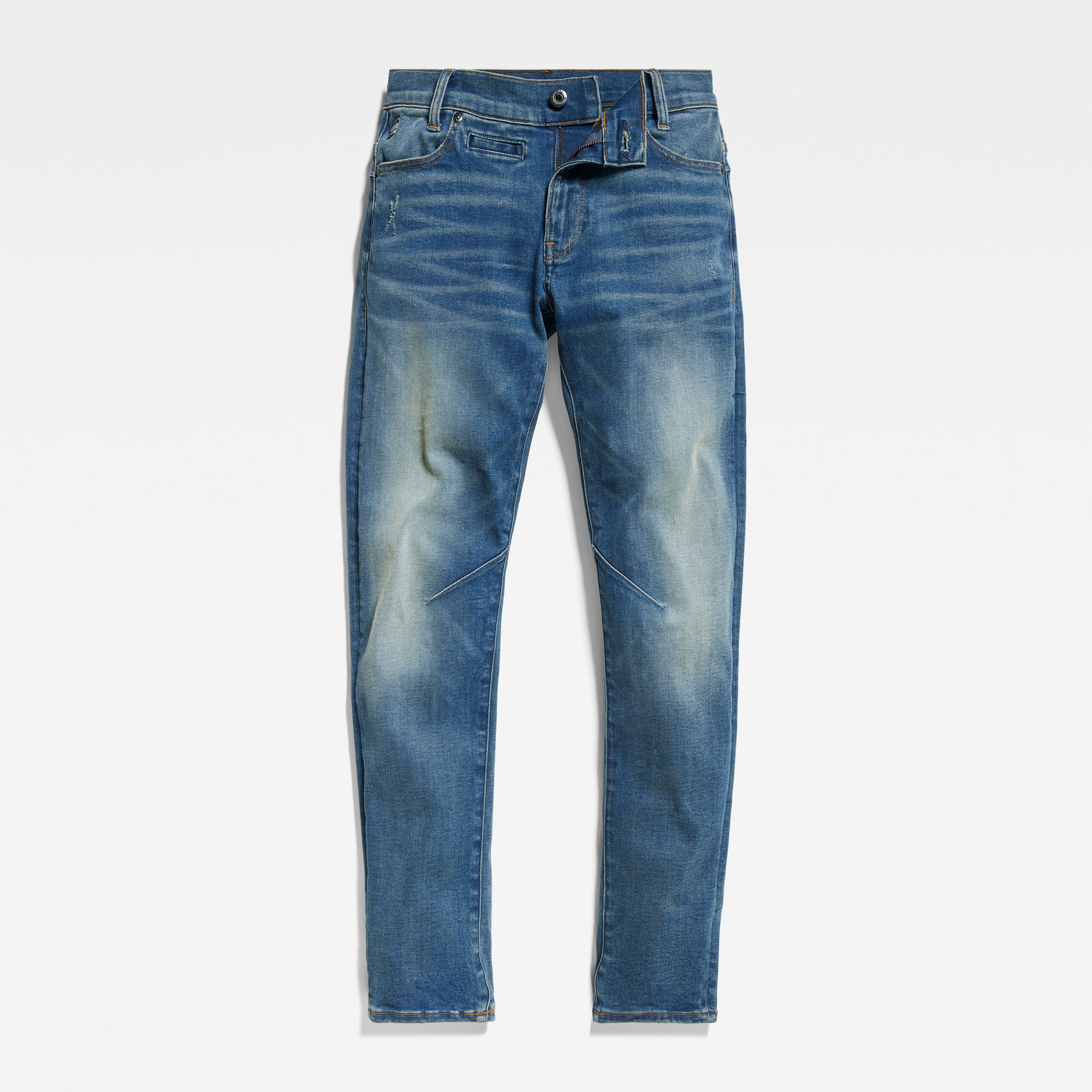 G-Star Raw D-STAQ regular fit jeans sun faded indigo Blauw Jongens Stretchdenim 140