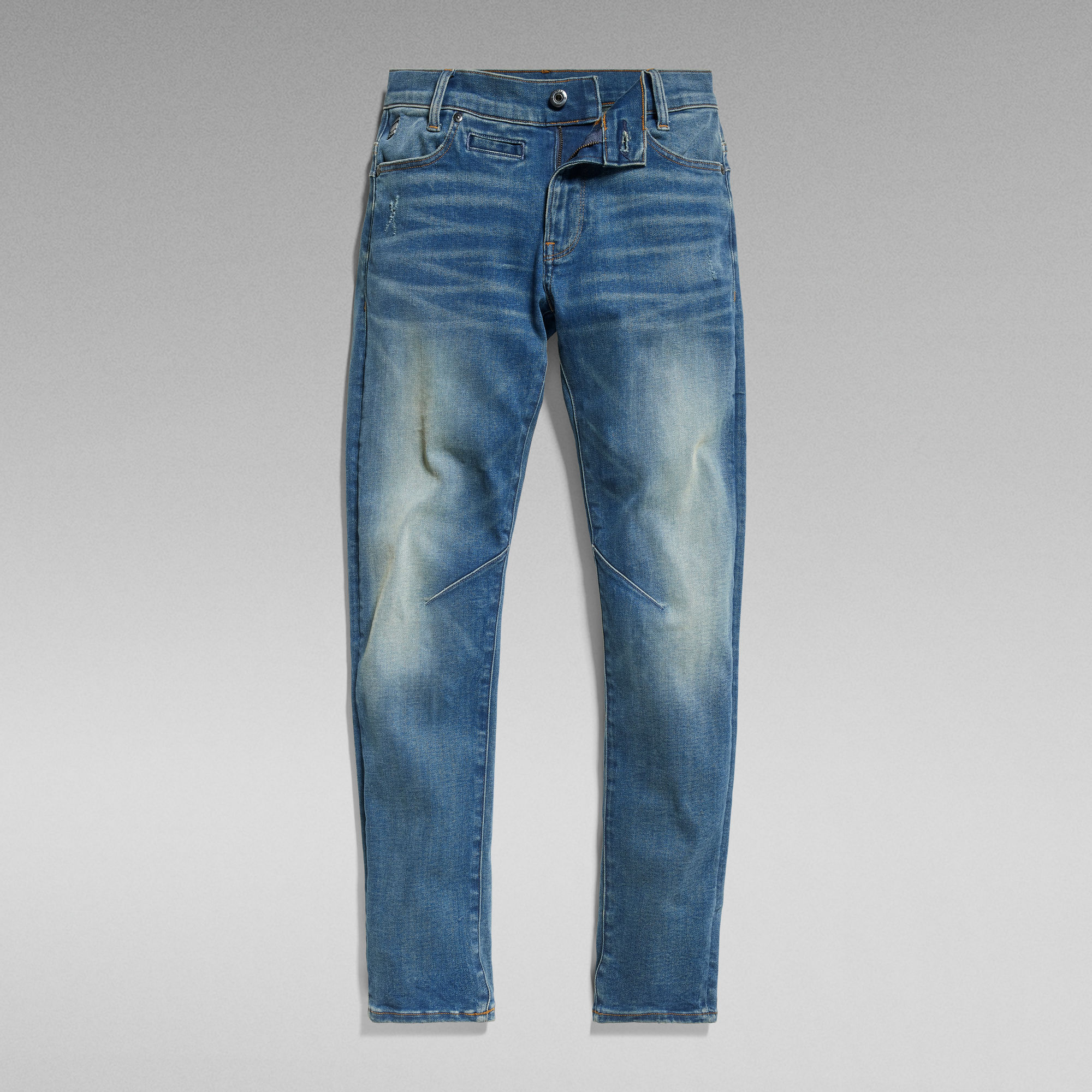 G-Star Raw D-STAQ regular fit jeans sun faded indigo Blauw Jongens Stretchdenim 140