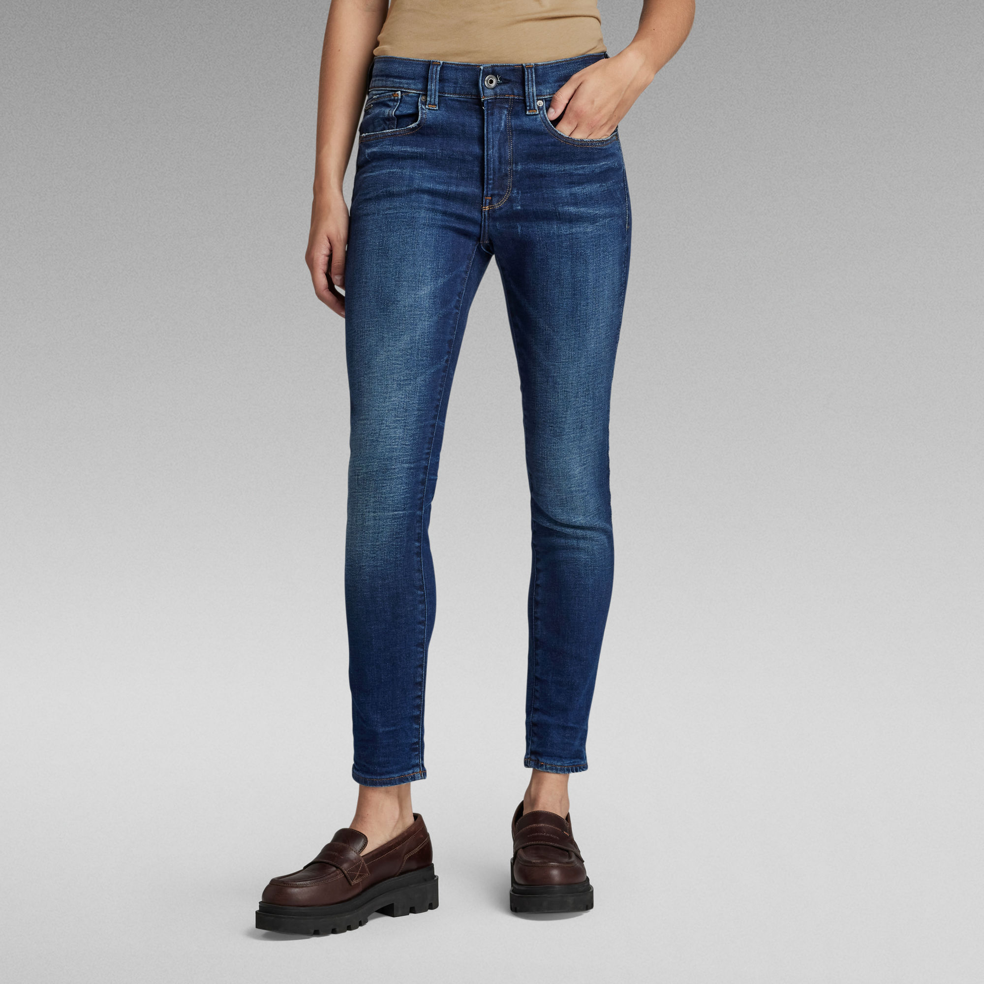 

Lhana Skinny Jeans - Dark blue - Women