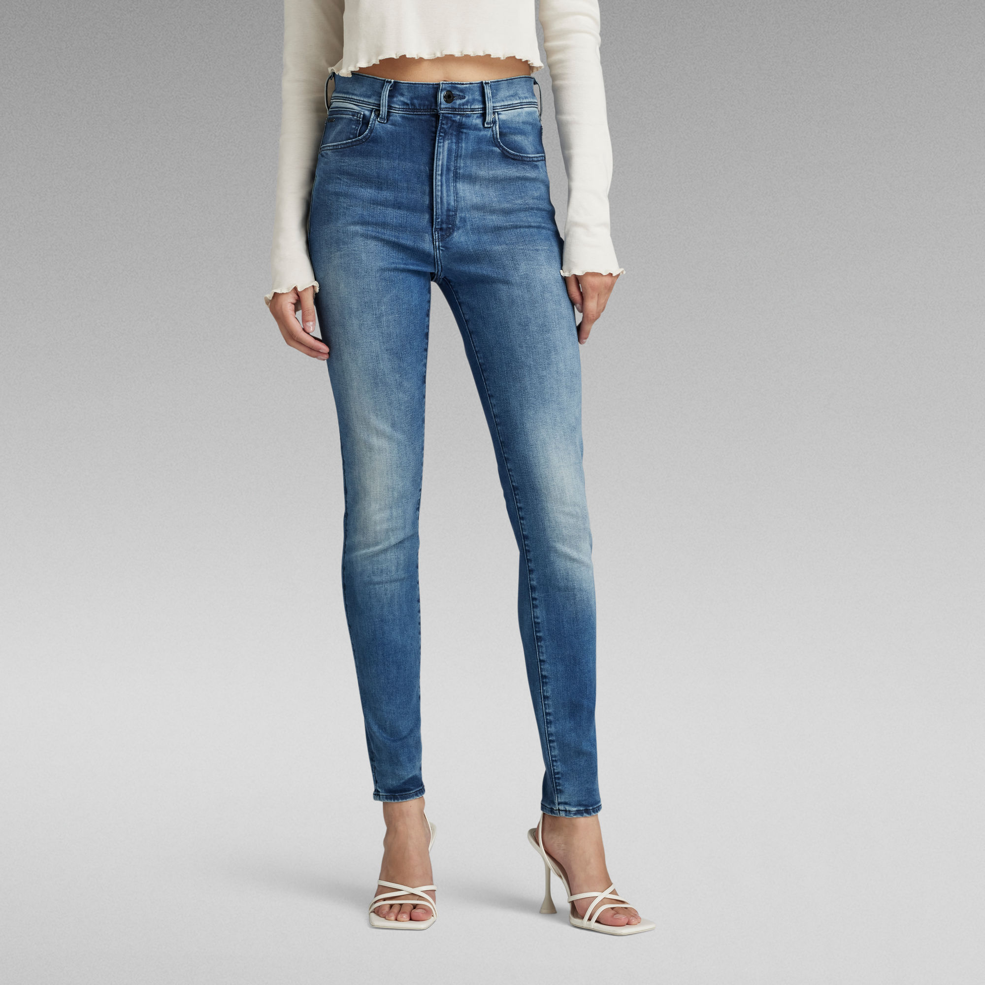 

Kafey Skinny Jeans - Medium blue - Women