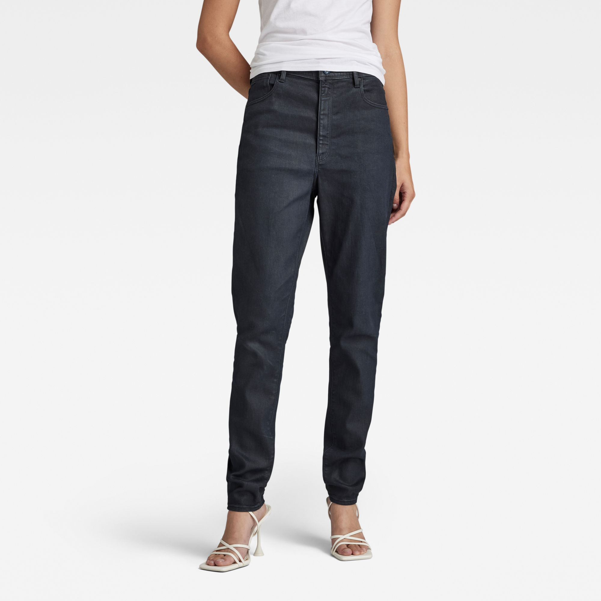 

Kafey Ultra High Skinny Jeans - Dark blue - Women