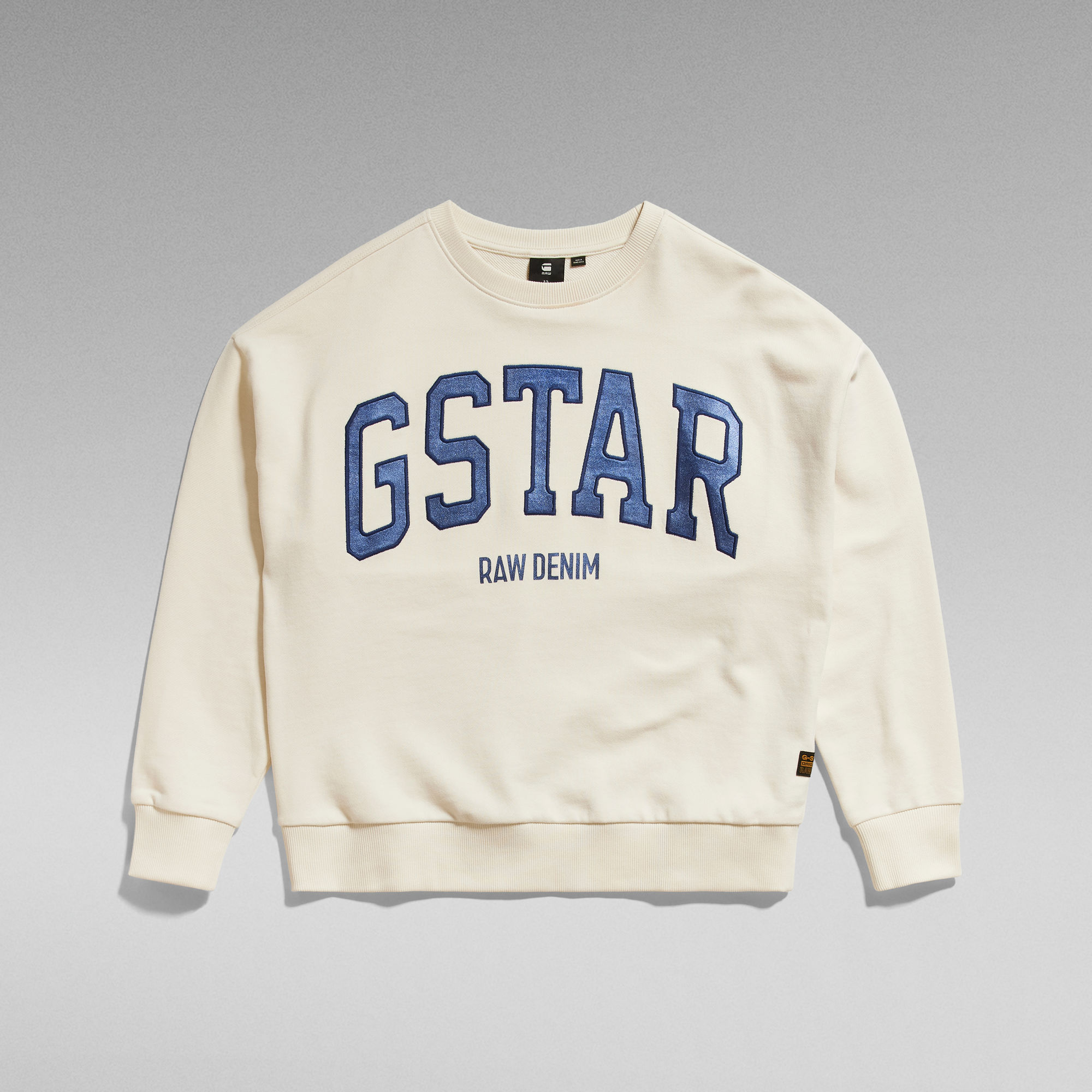 G-Star RAW Kids Cropped Sweater RAW Denim Beige meisjes