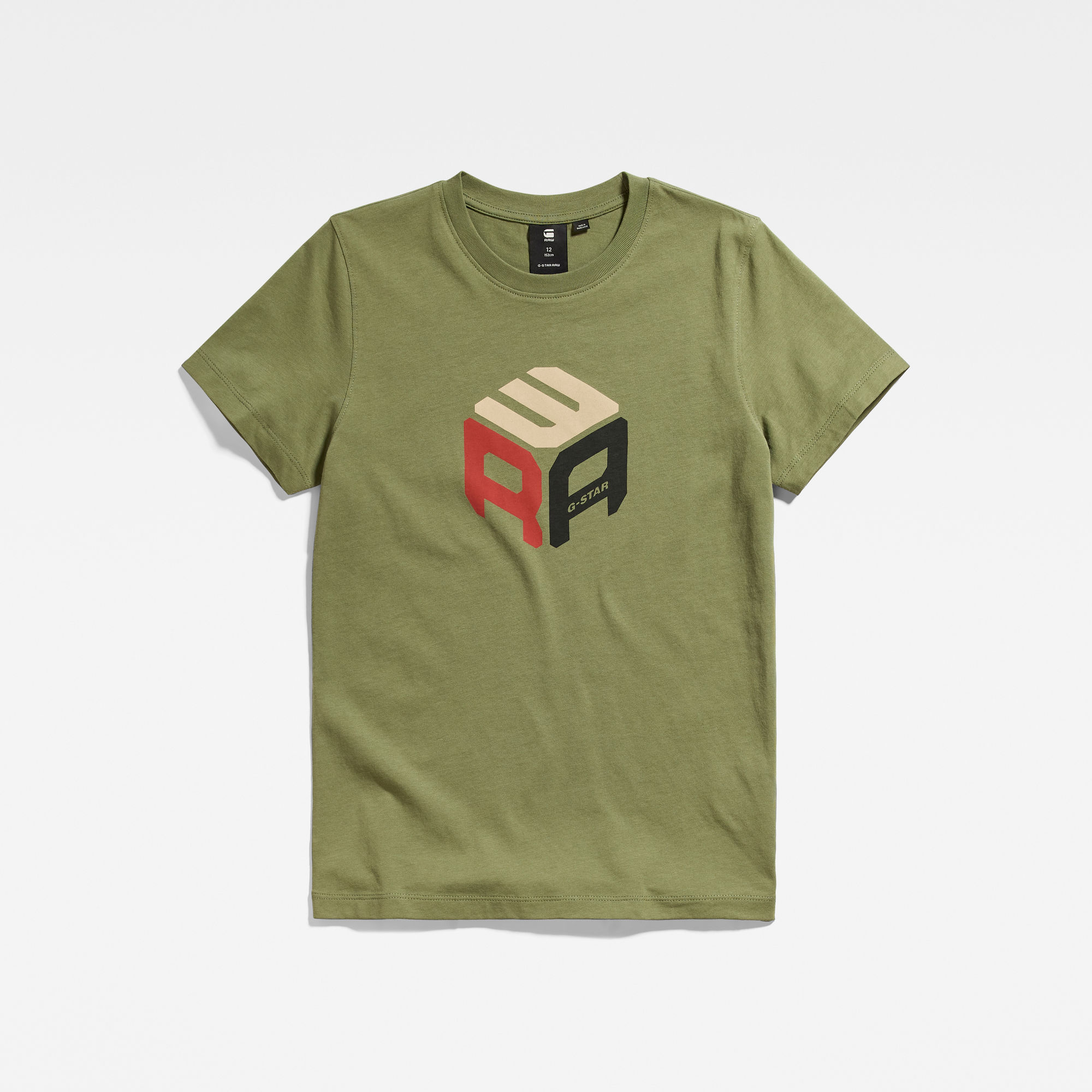 

Kids T-Shirt RAW Cube - Green - boys