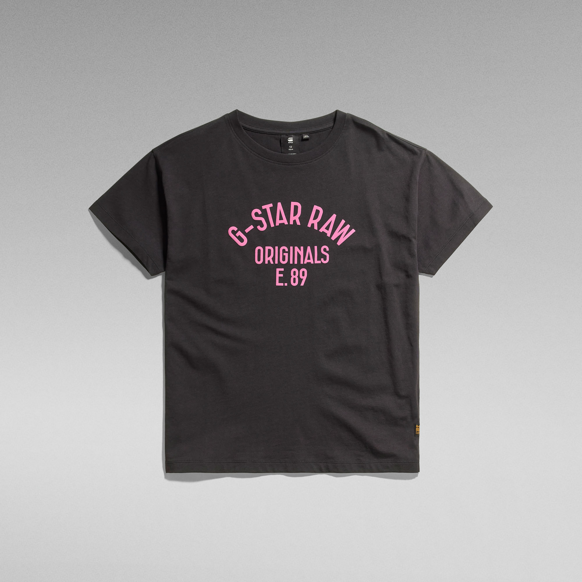 G-Star RAW Kids T-Shirt Originals 89 Zwart meisjes