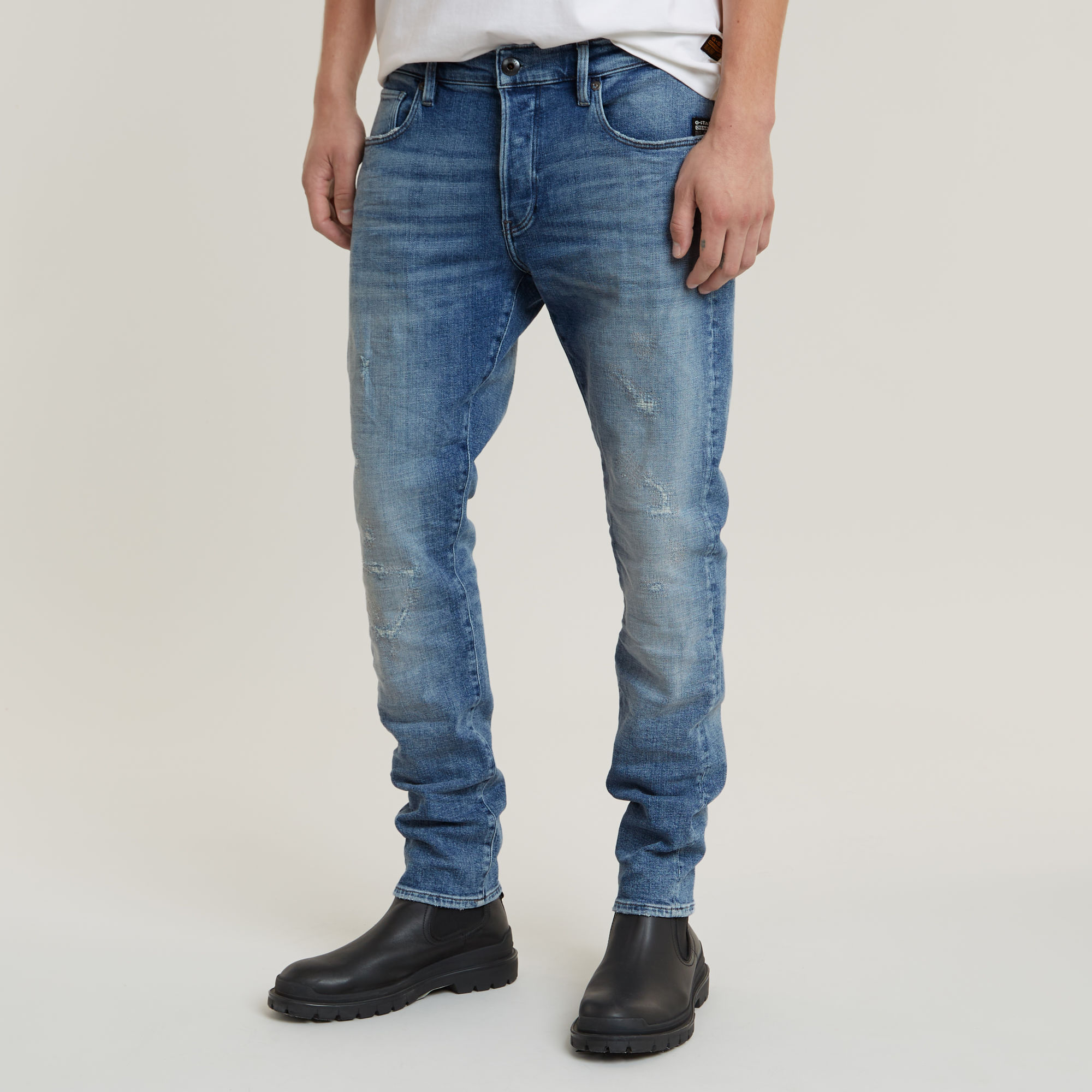 3301 Slim Jeans - Hellblau - Herren