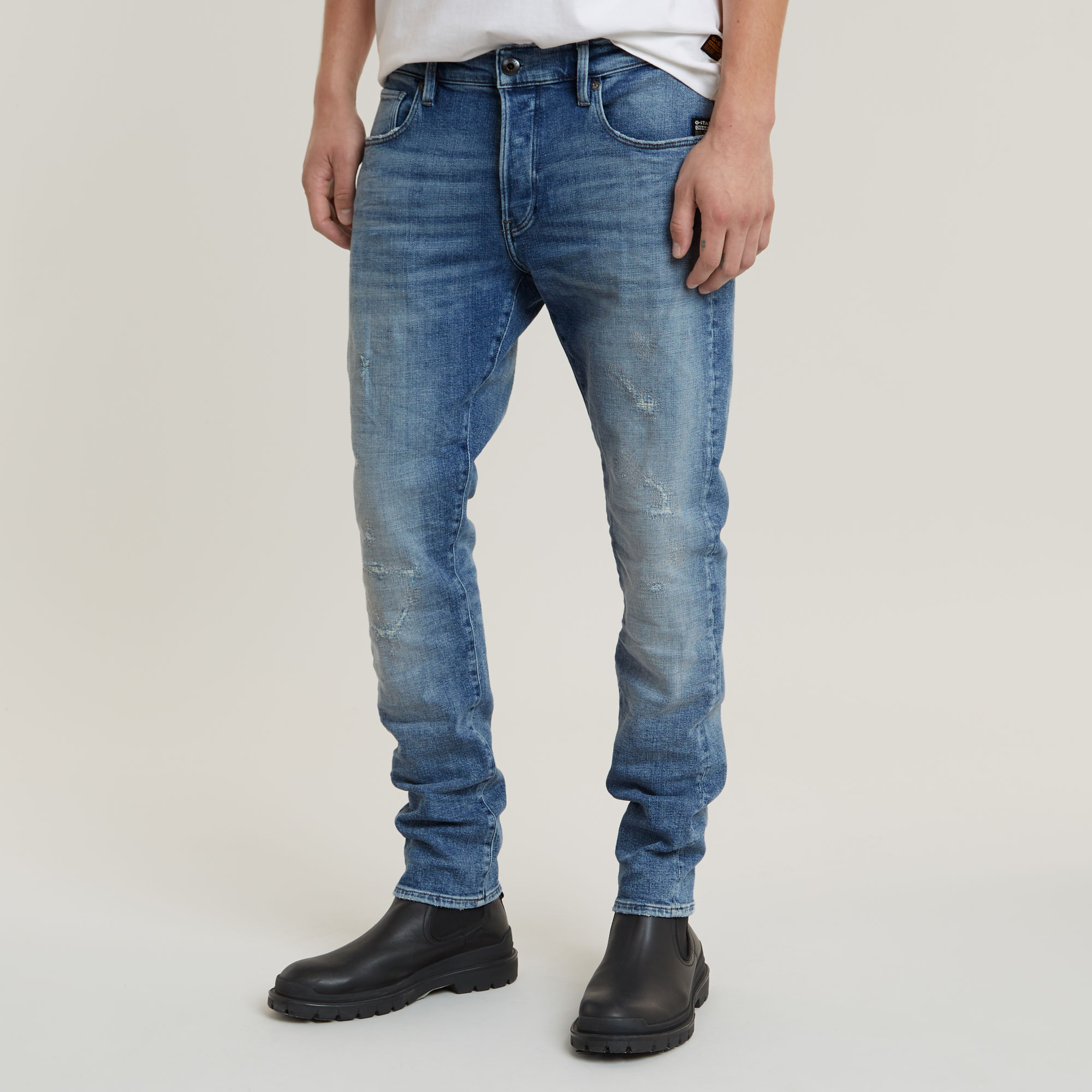 G-Star RAW 3301 Slim Jeans Lichtblauw Heren