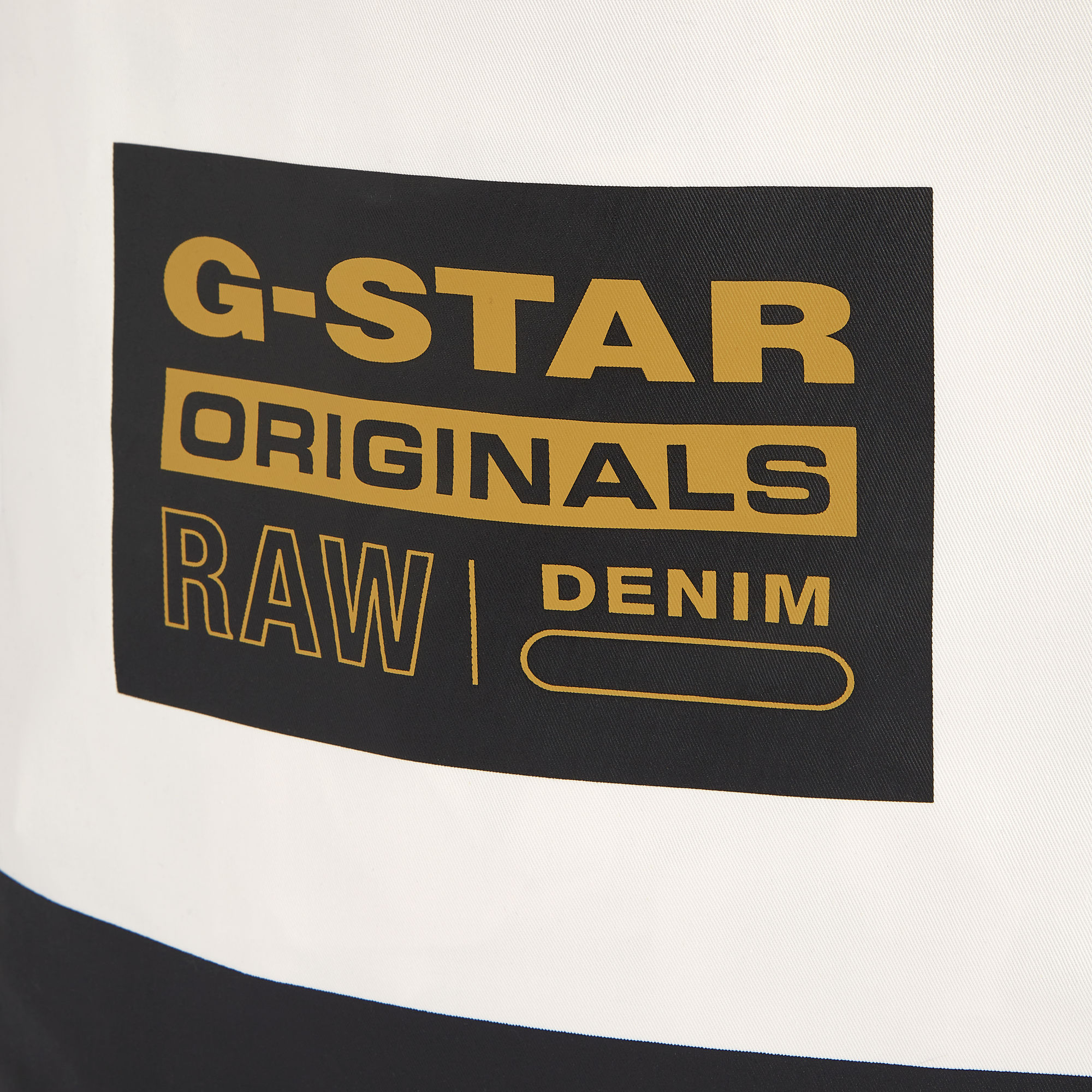G-Star RAW Canvas Shopper Wit Heren