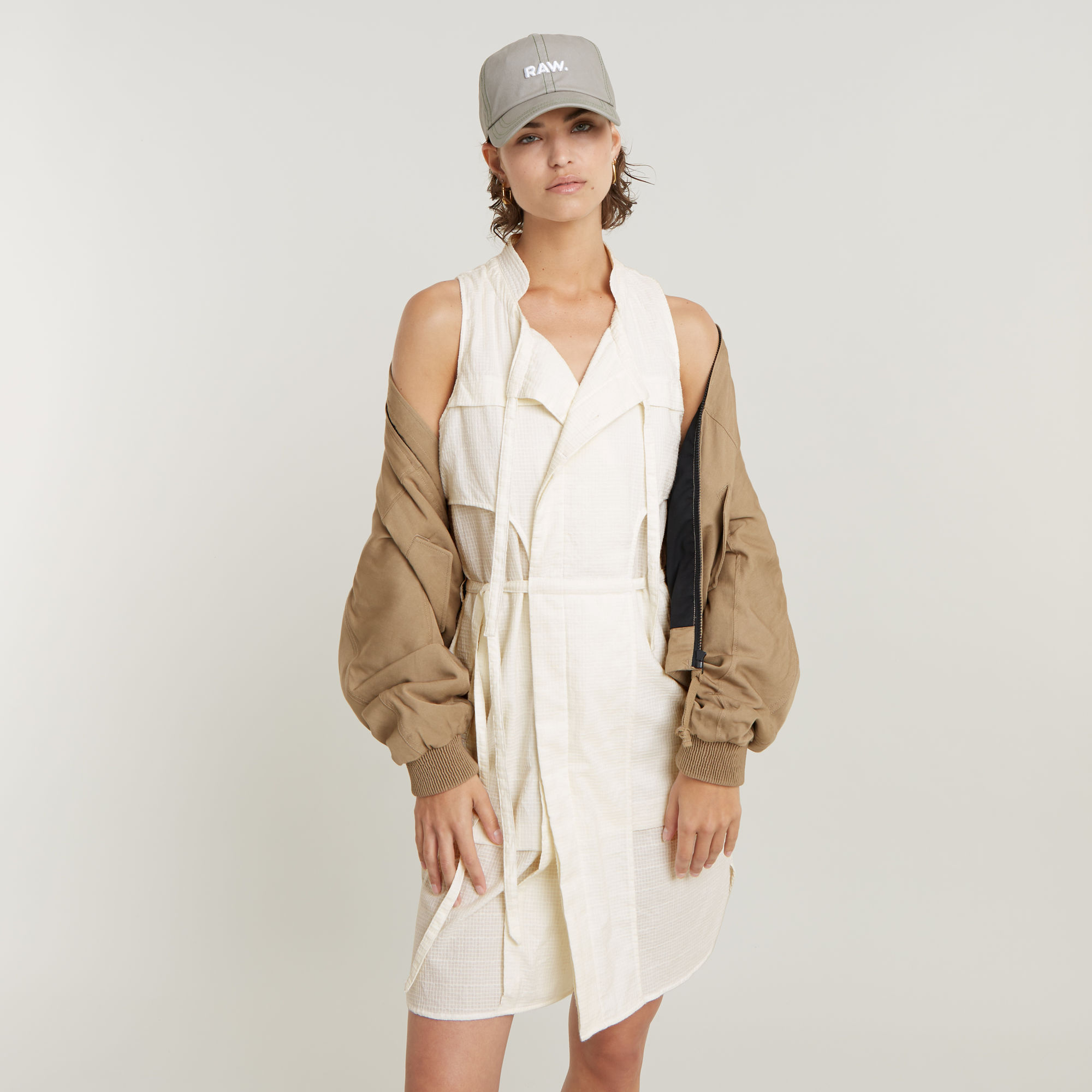 G-Star RAW Hemdjurk Short - Wit - Dames