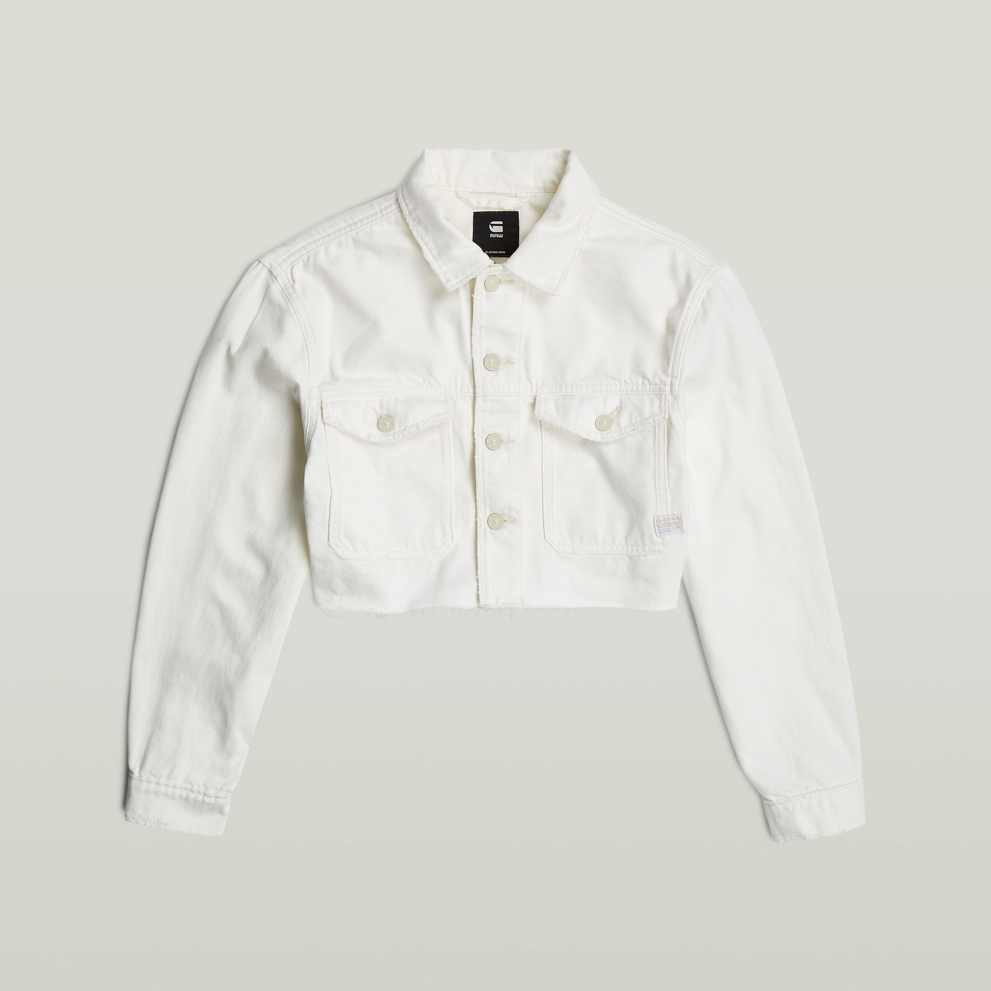 G-Star RAW Cropped Wander Jack Destroyed Beige Dames