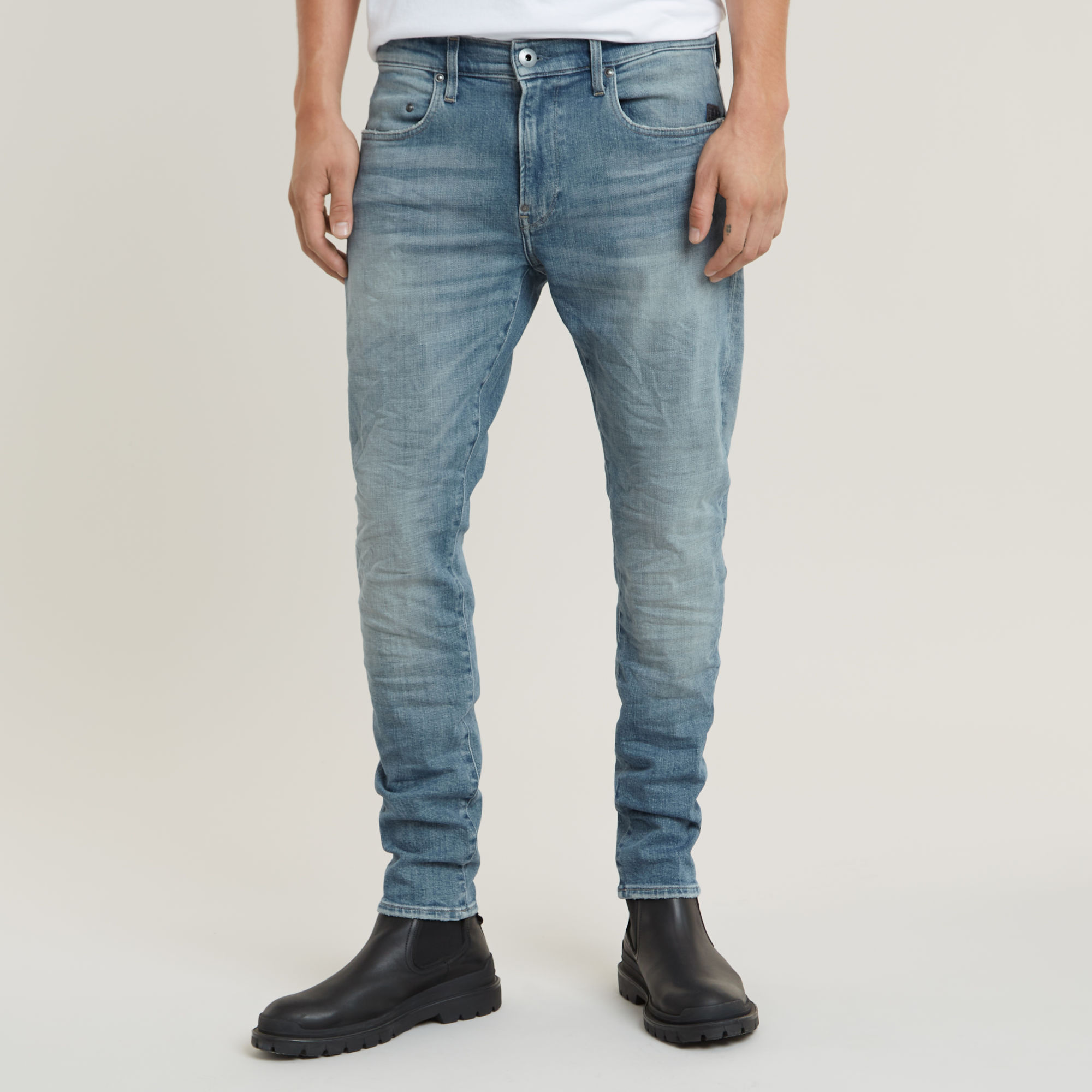 G-Star RAW Revend FWD Skinny Jeans Lichtblauw Heren