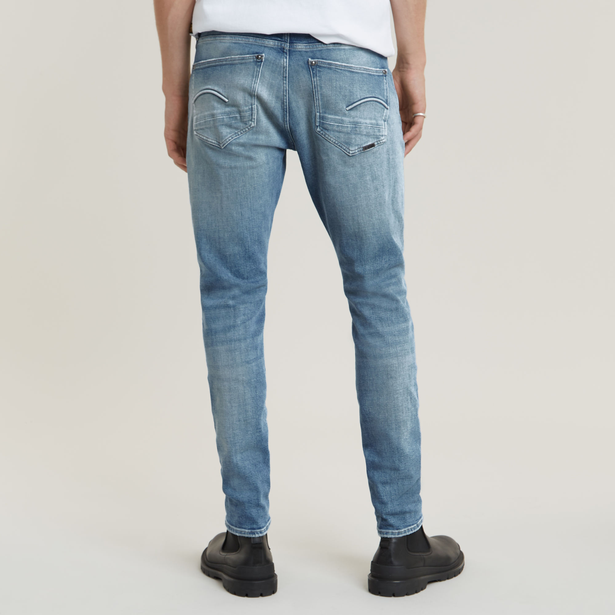 G-Star RAW Revend FWD Skinny Jeans Lichtblauw Heren