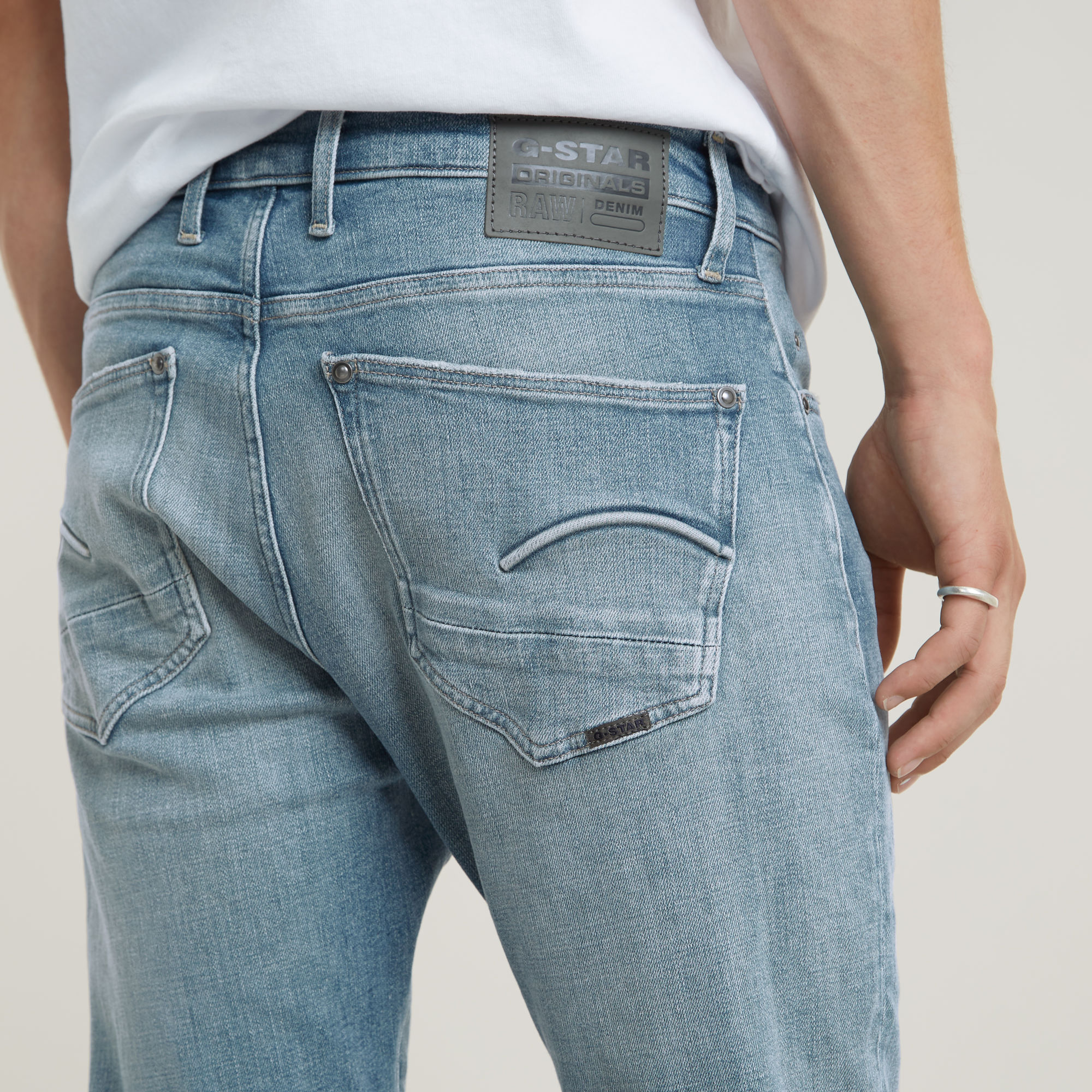 G-Star RAW Revend FWD Skinny Jeans Lichtblauw Heren