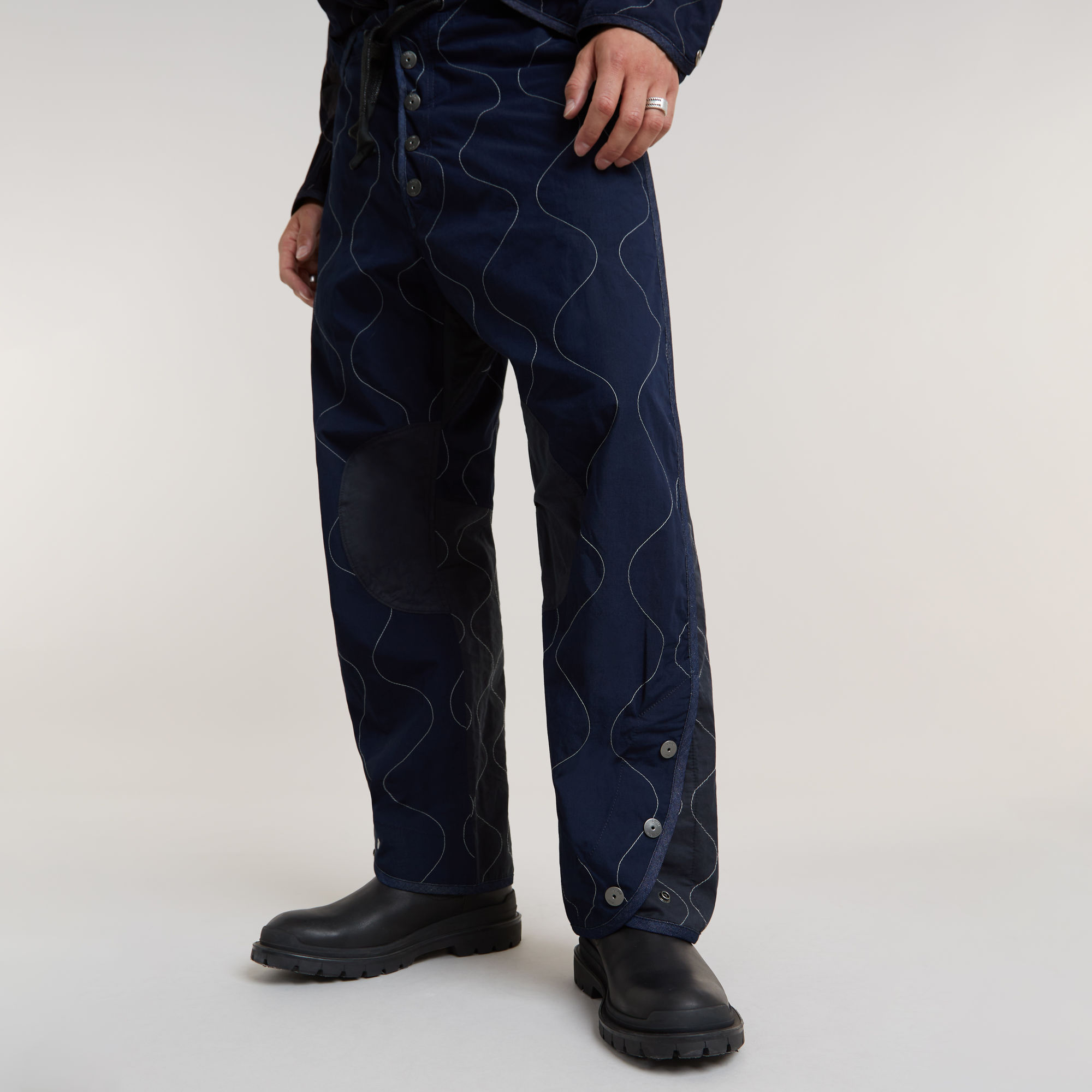 G-Star RAW GSRR Relaxed Curved Broek Donkerblauw Heren