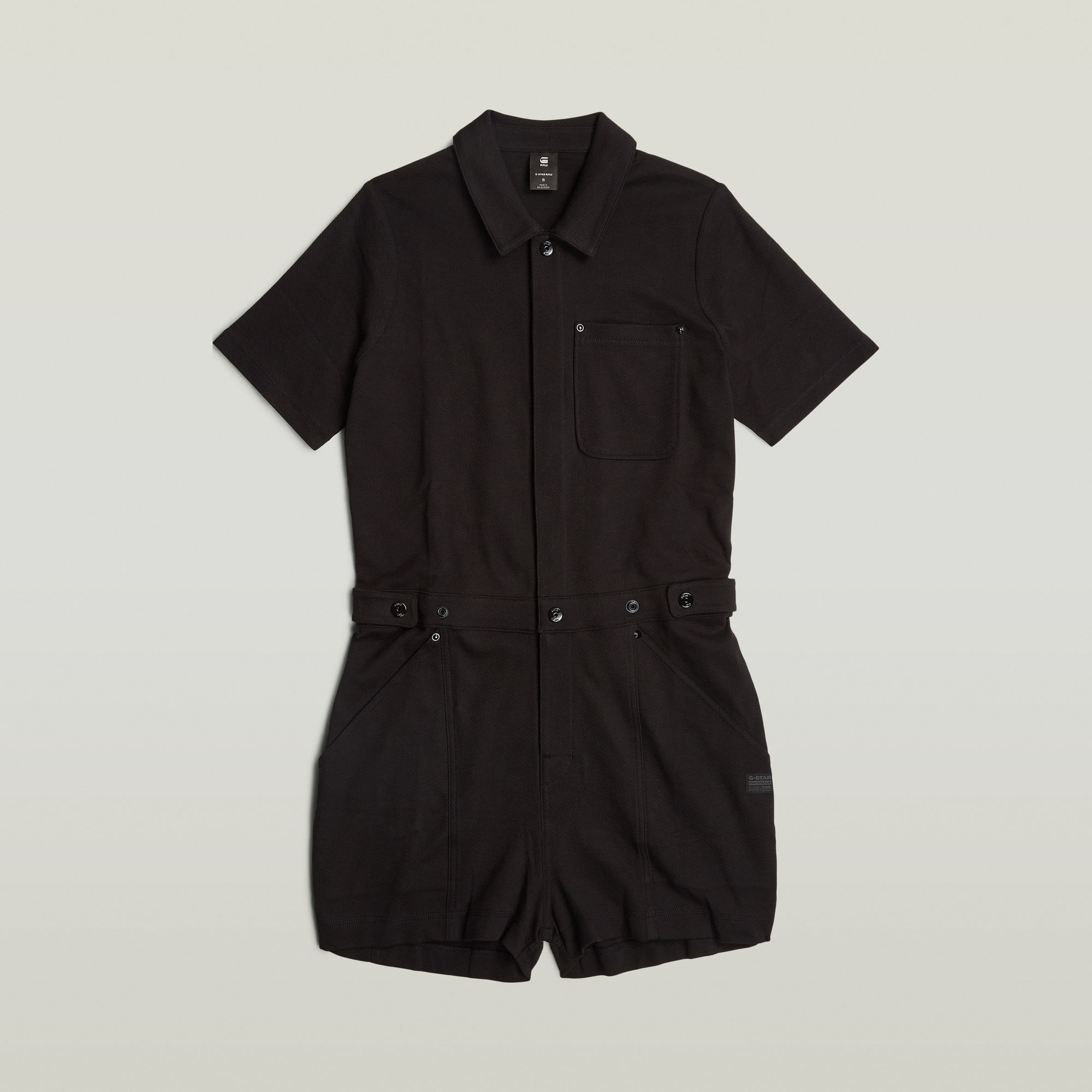 G-Star RAW Track Playsuit Zwart Dames