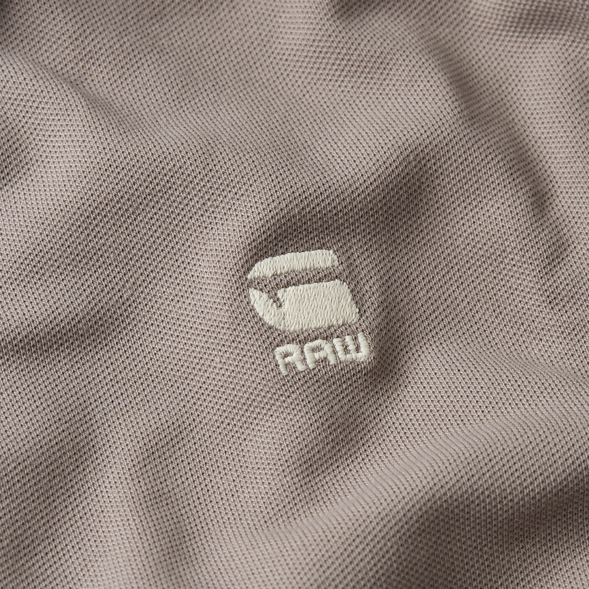 G-Star RAW Dunda Slim Stripe Polo Beige Heren