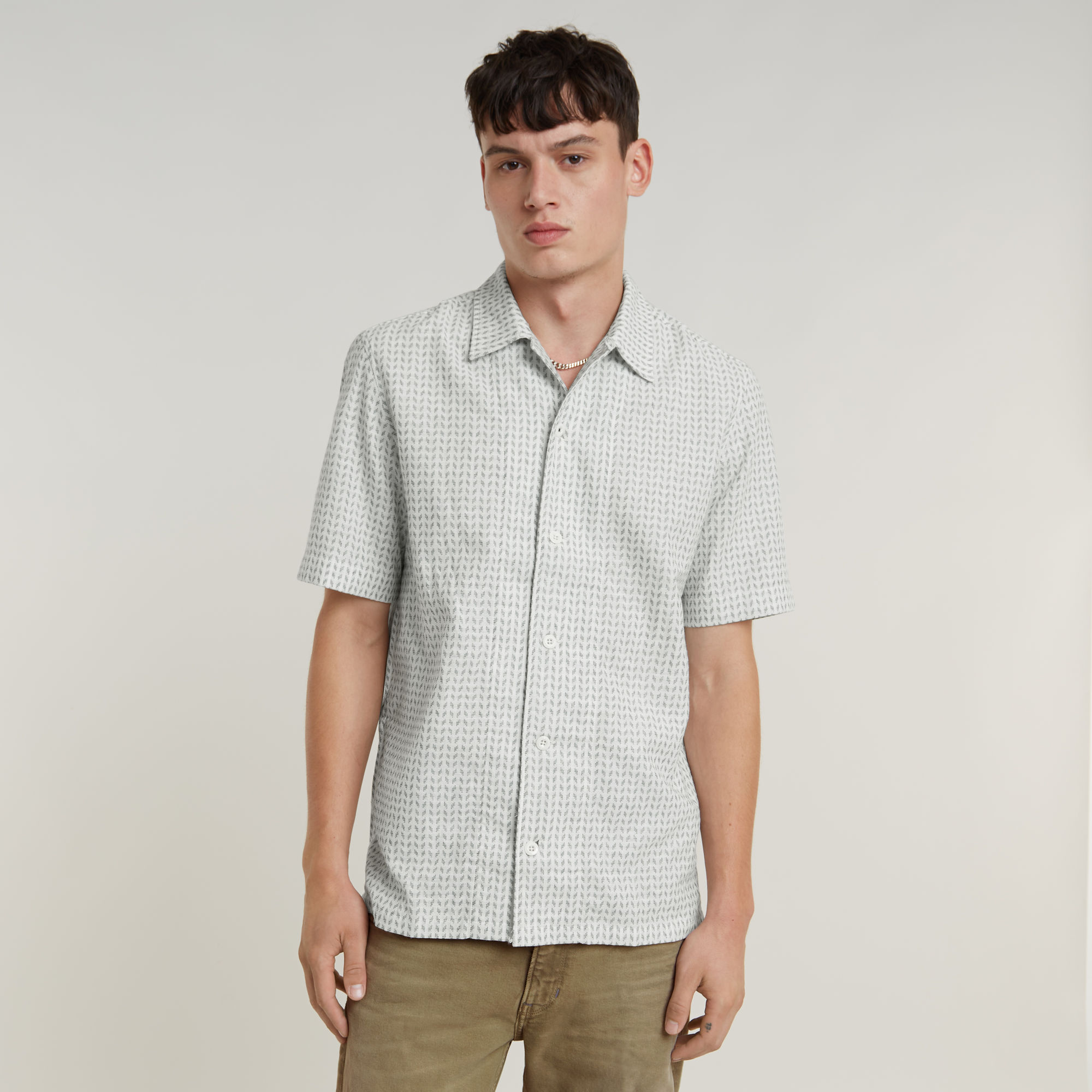 

Resort Shirt - blue spruce/milk - Men