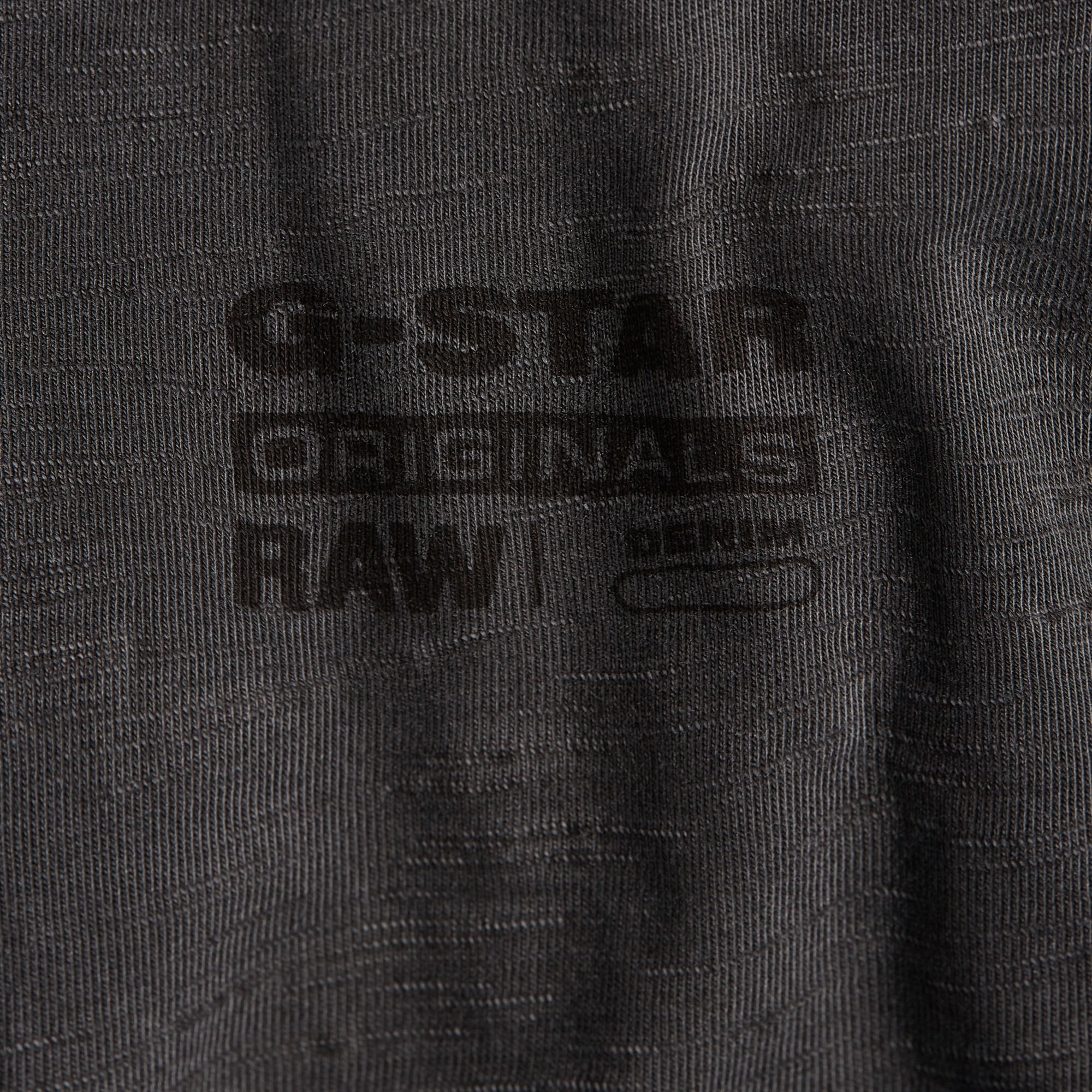 G-Star RAW Musa Stencil Pigment Dye T-Shirt Zwart Heren