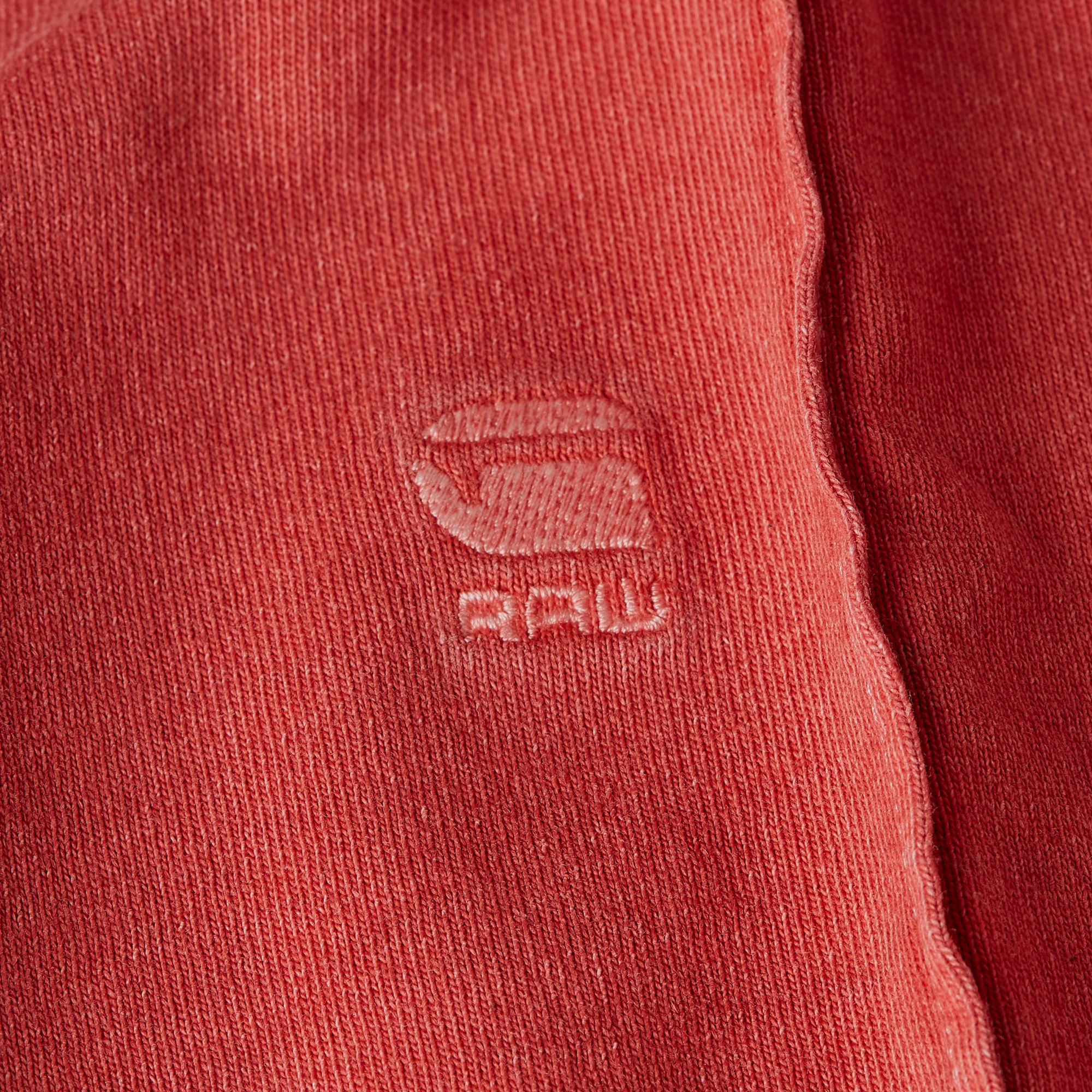 G-Star RAW Overdyed Destroyed Boxy T-Shirt Roze Heren