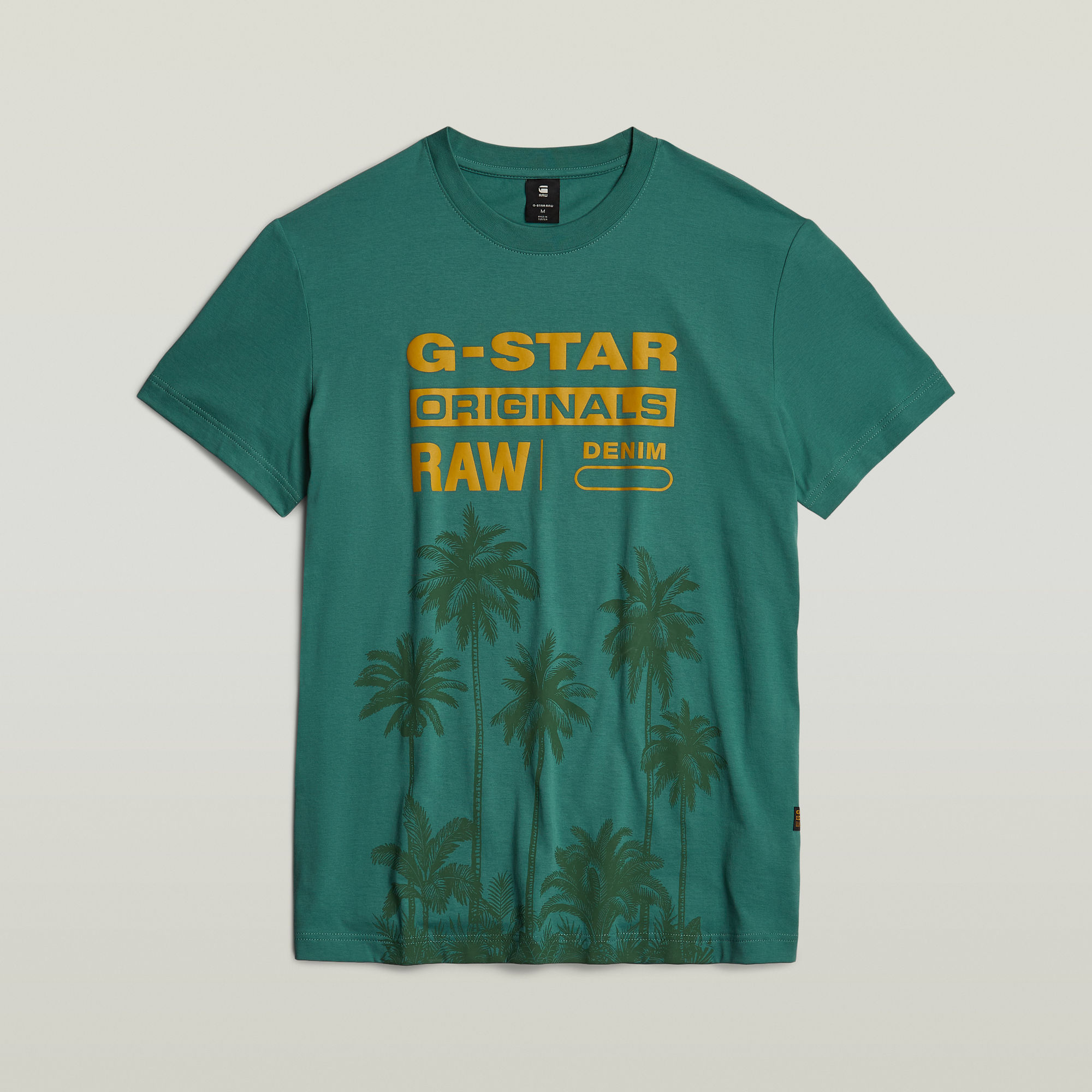 G-Star RAW Palm Originals T-Shirt Groen Heren